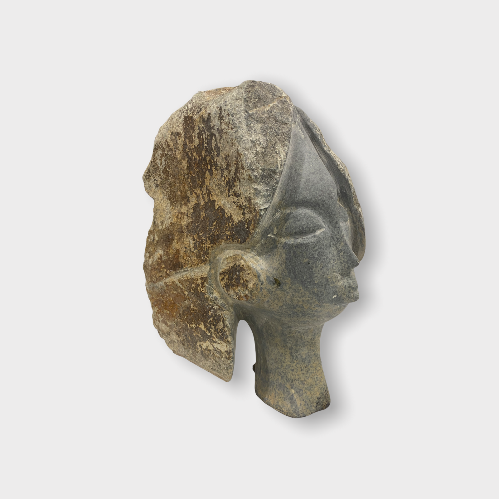 Stone head sculpture by Rizimu Chiwawa Zimbabwe (3006)