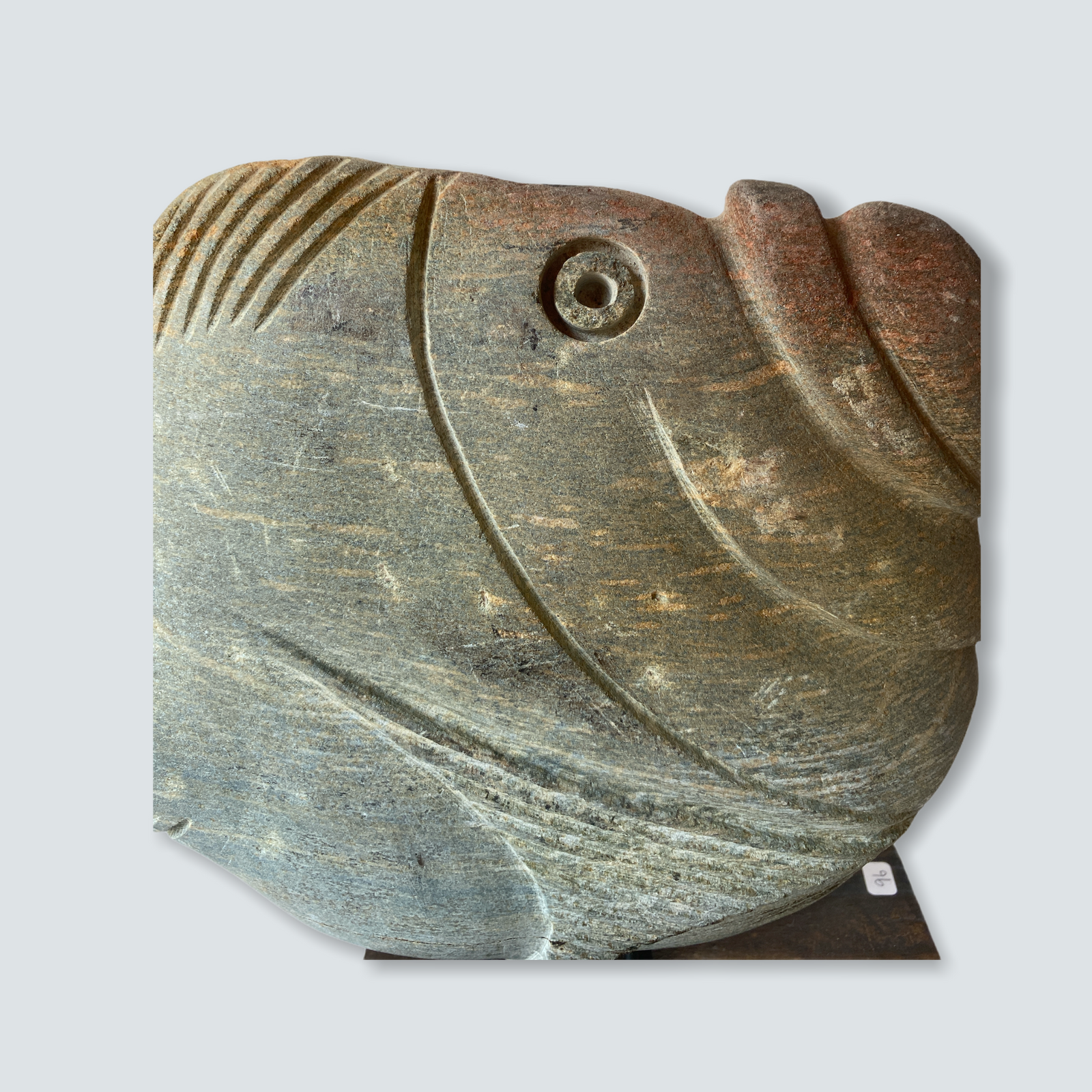Stone Fish Sculpture - Zimbabwe (02) S
