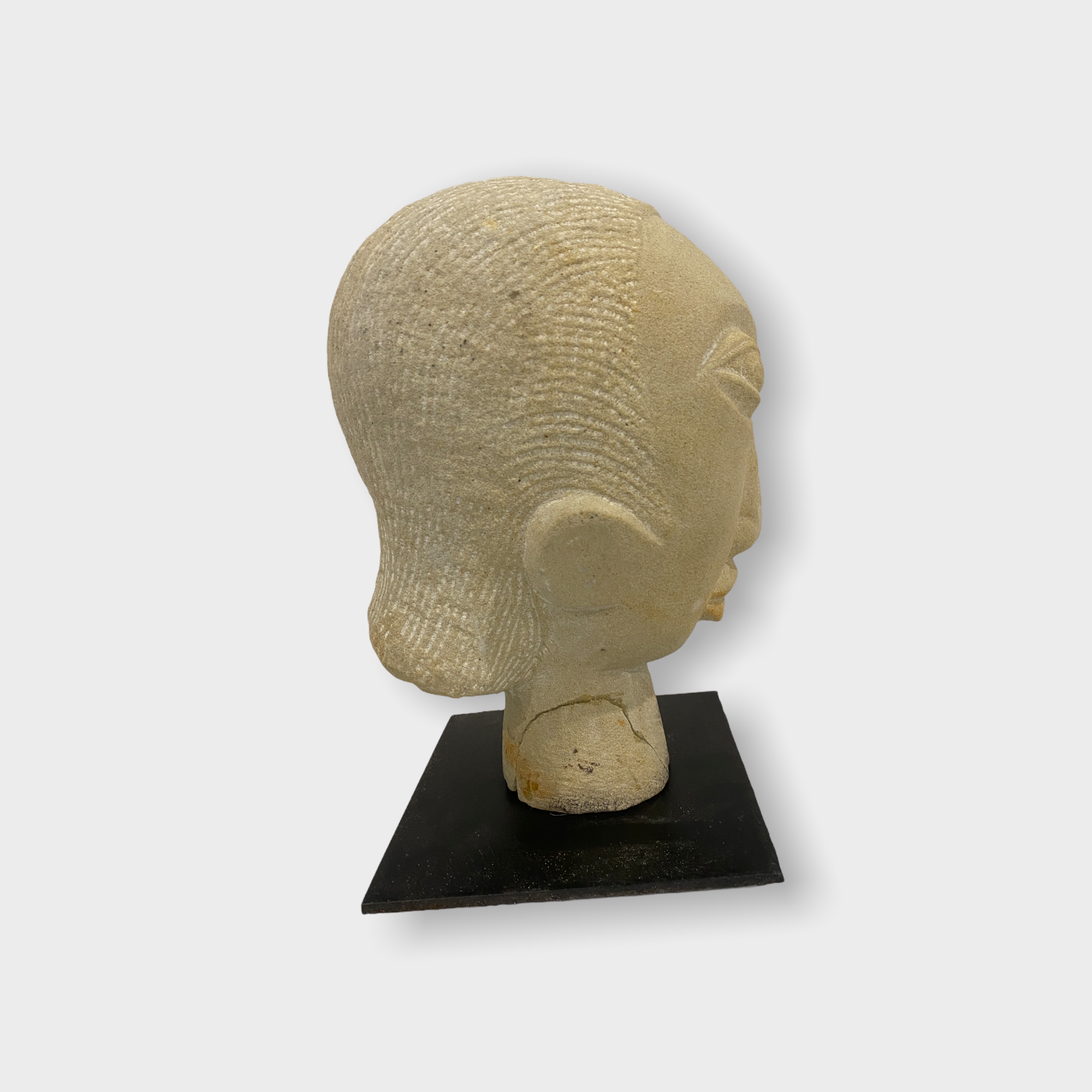 Stone head sculpture by Rizimu Chiwawa Zimbabwe (3001)