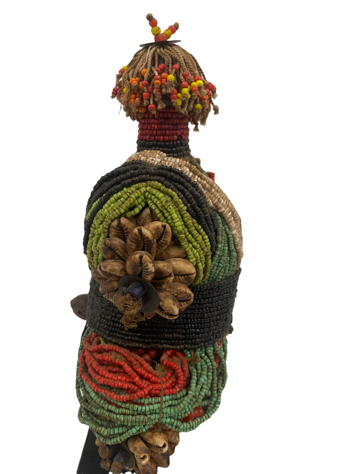 Vintage Namji doll — detail of the beadwork