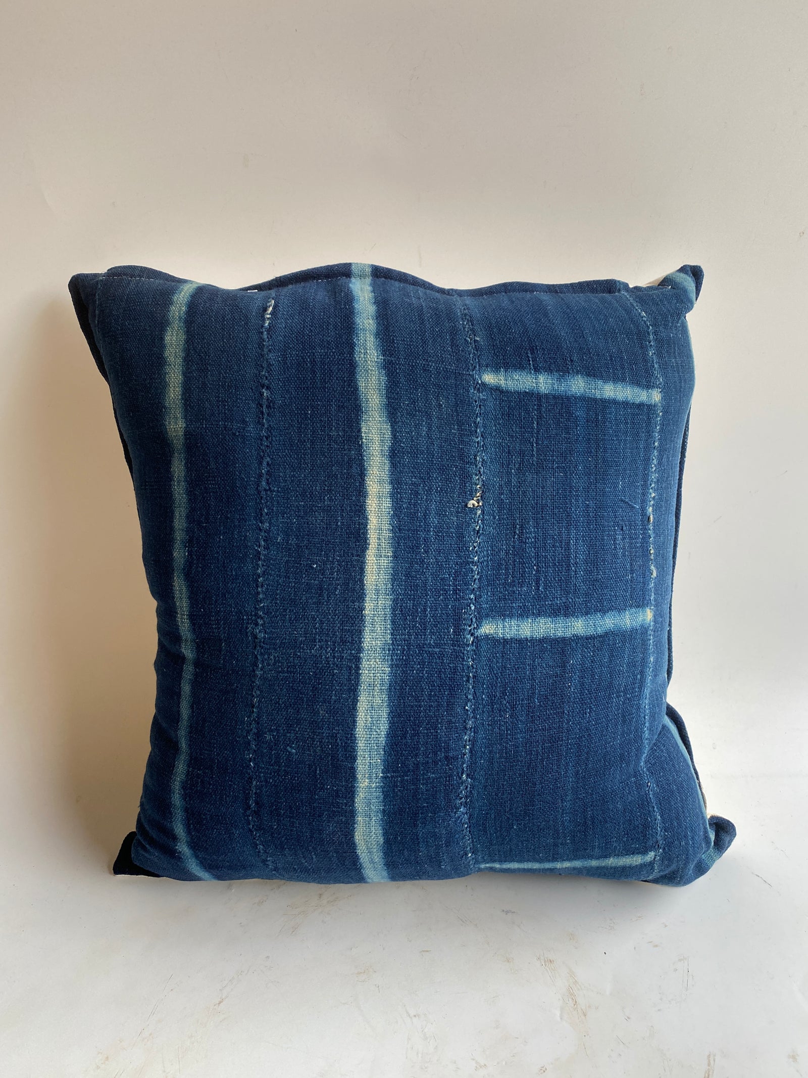 Indigo/Baule Cloth Cushions 50x50cm