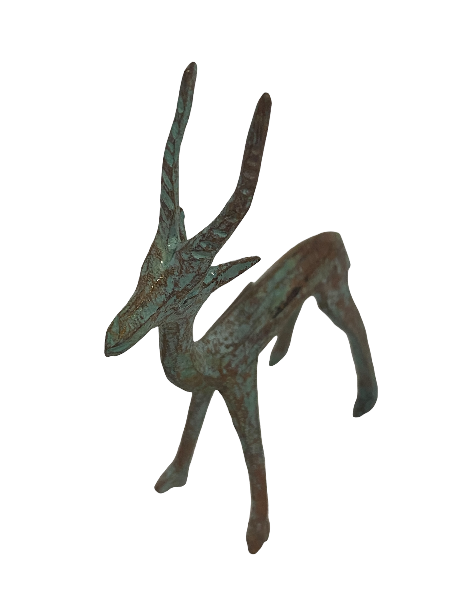 Bronze miniature buck/antelope - Chad (119)