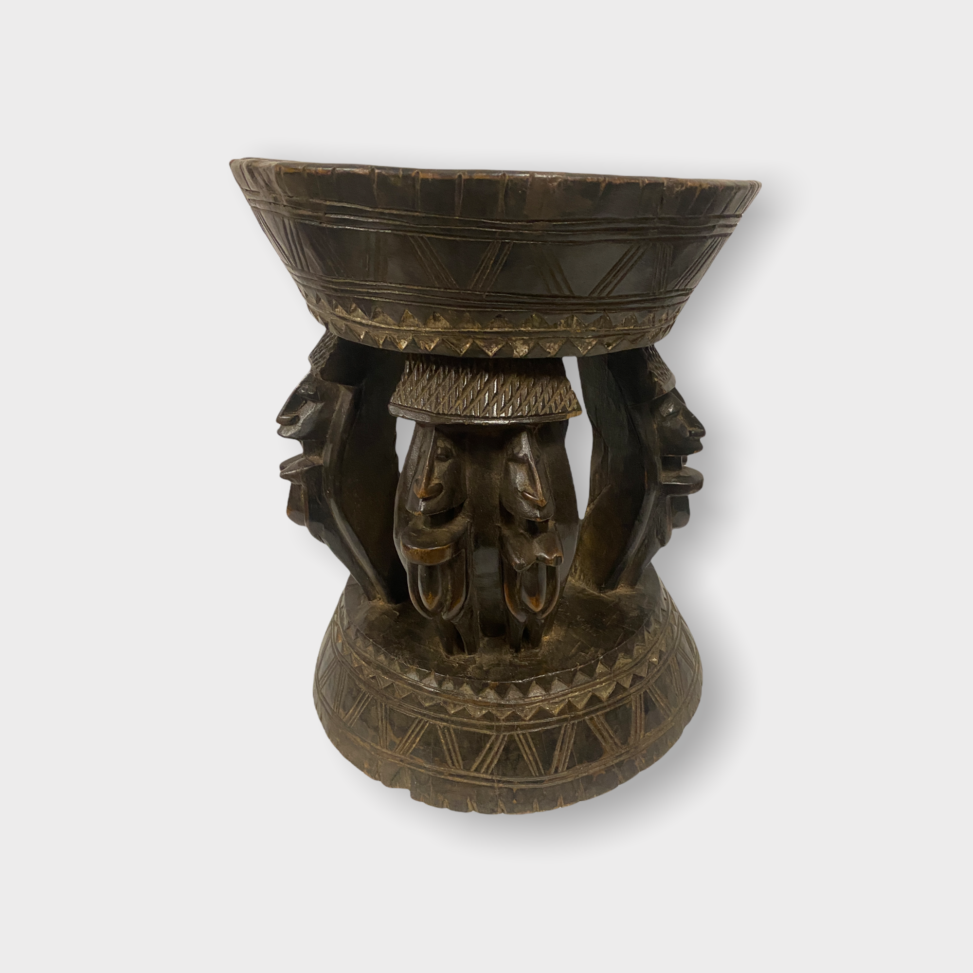 Baule stool - Hand carved - Ivory Coast (85.2)