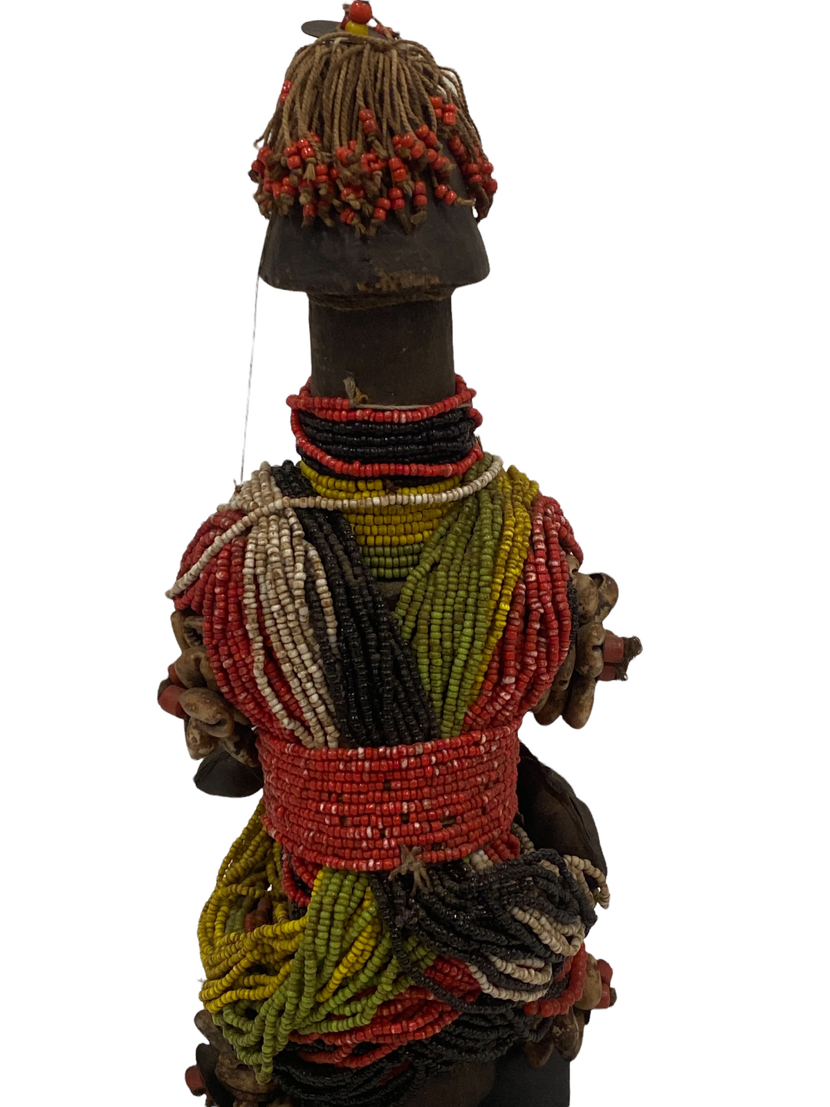 Vintage Namji doll — detail of the beadwork
