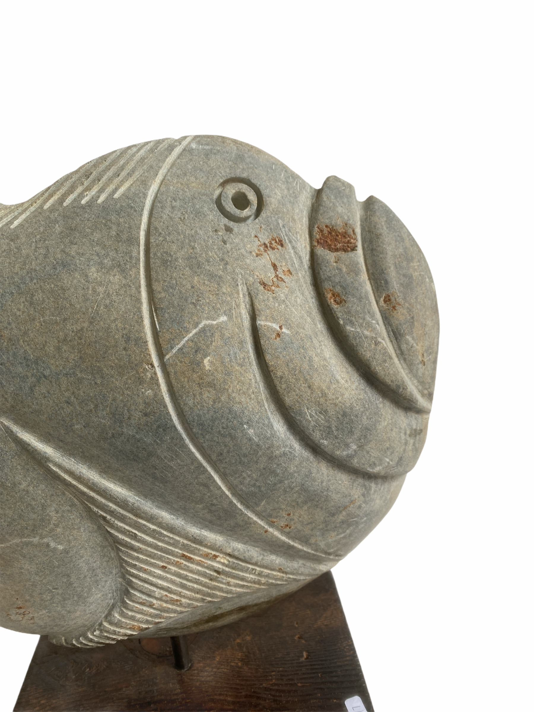 Stone Fish Sculpture - Zimbabwe (04)