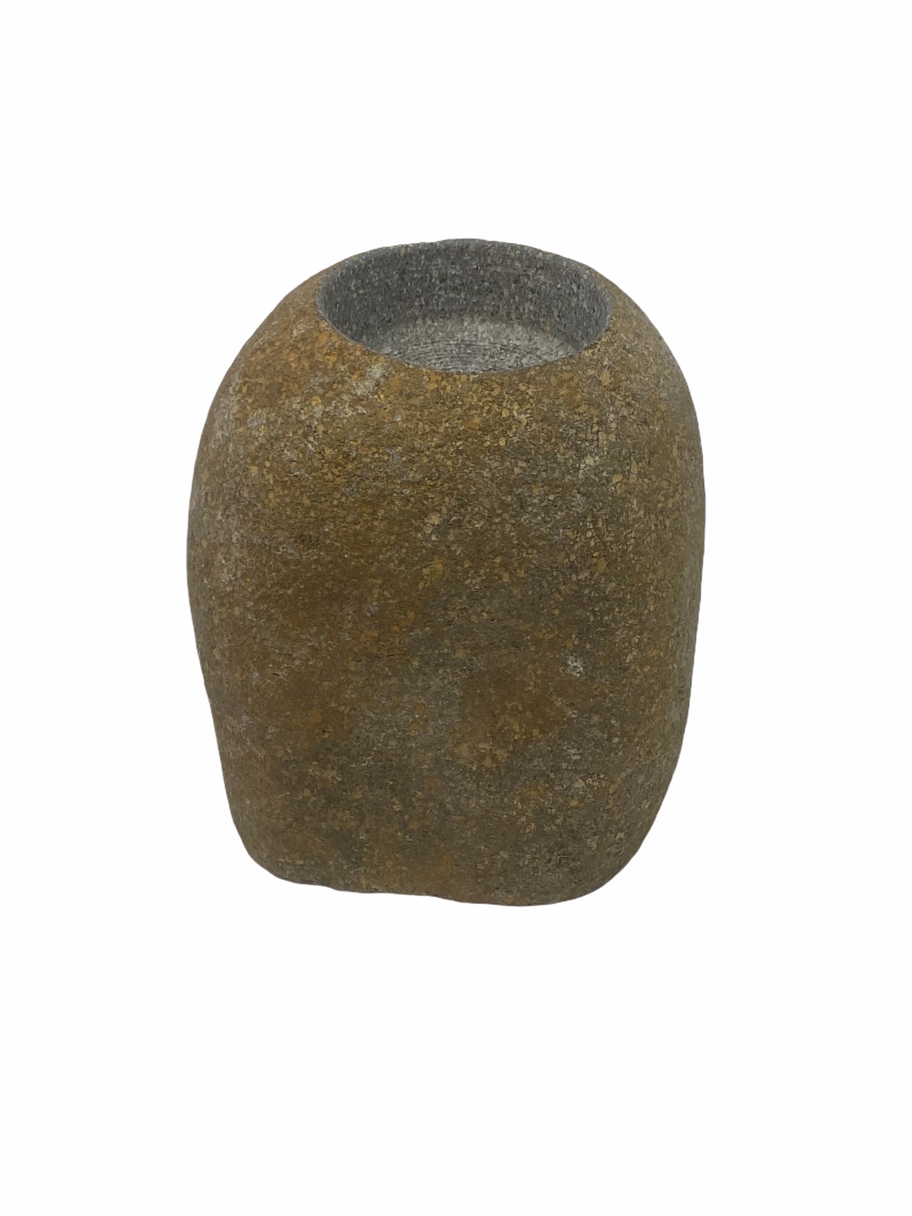 Zimbabwe Stone carved Tea Light holder - M
