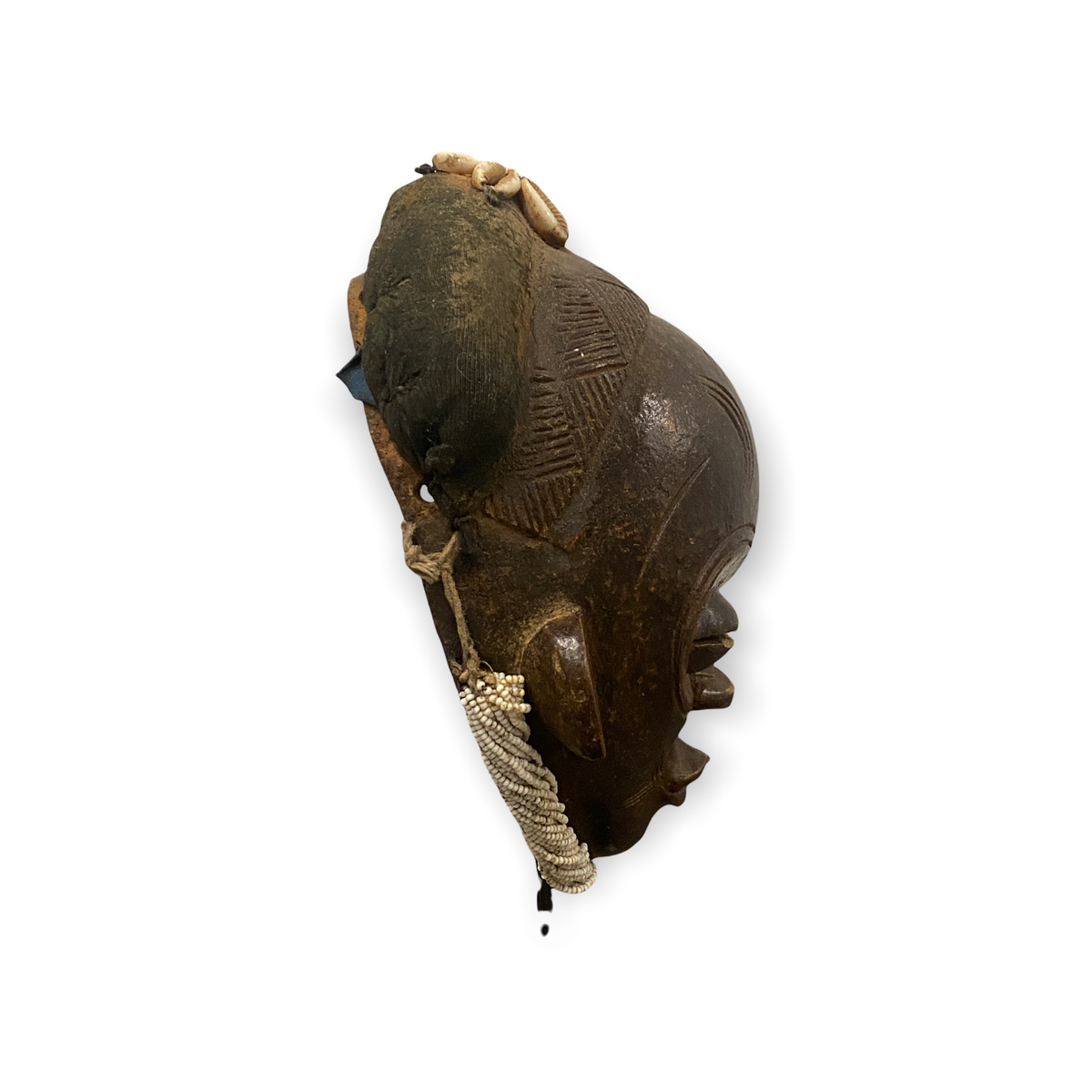 African Raffia Terracotta Mask (cwt1)