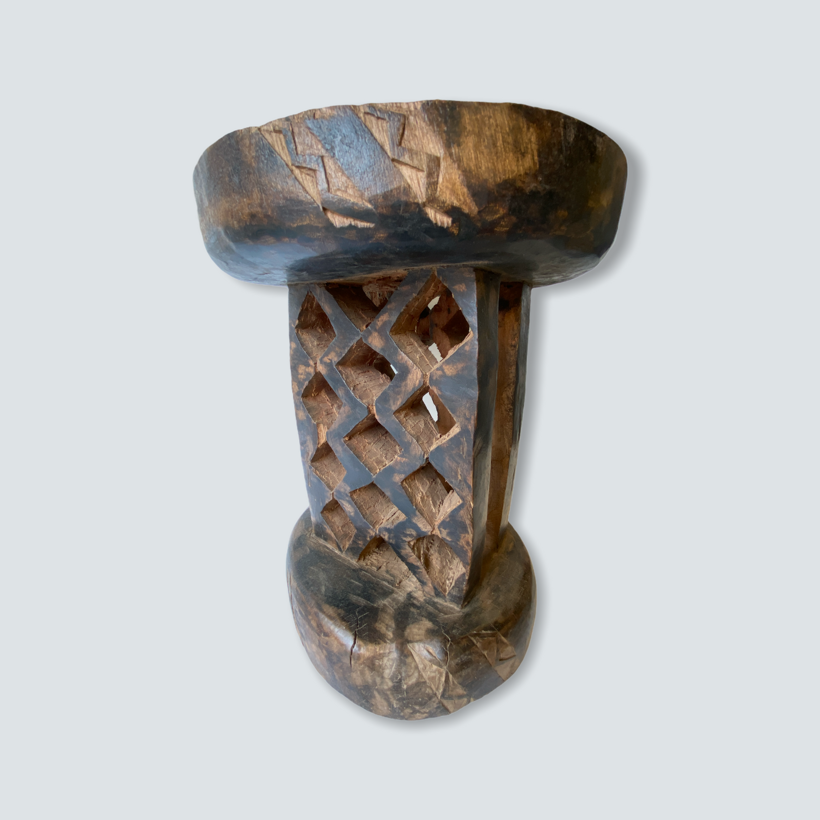 Vintage Tonga Stool - Zimbabwe XL (05)