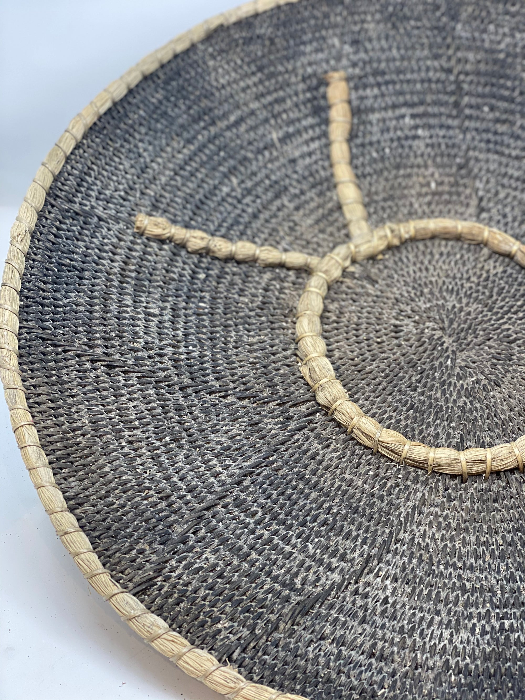 Vintage Makenge Basket - Zambia