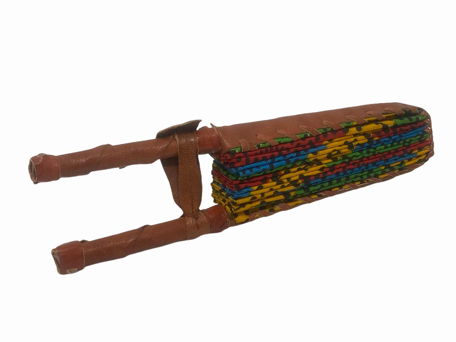 Ghana Fan - Leather fold up