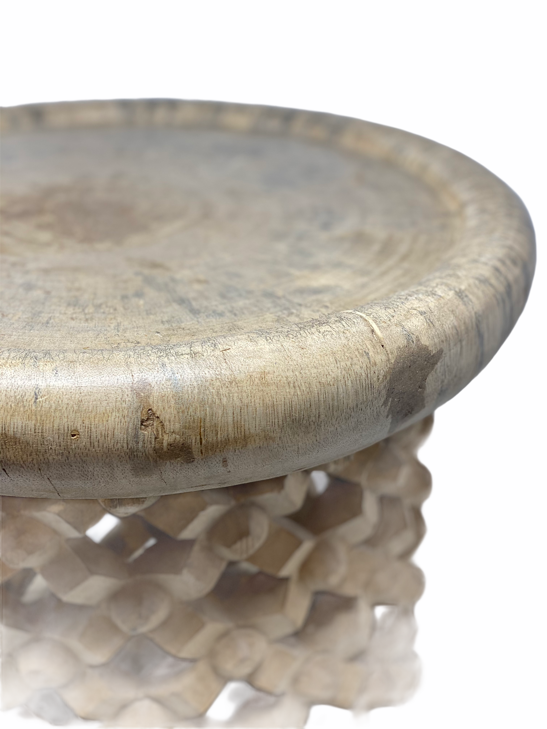 Bamileke Stool \ Table - 40cm - Natural