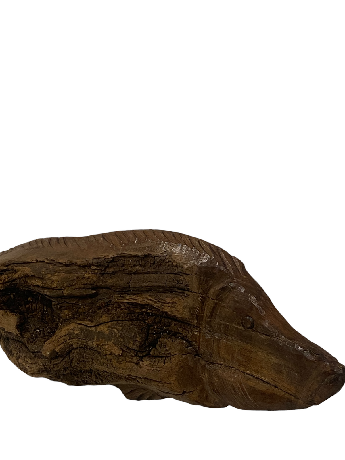 Driftwood Hand Carved Fish - (13.5) Large