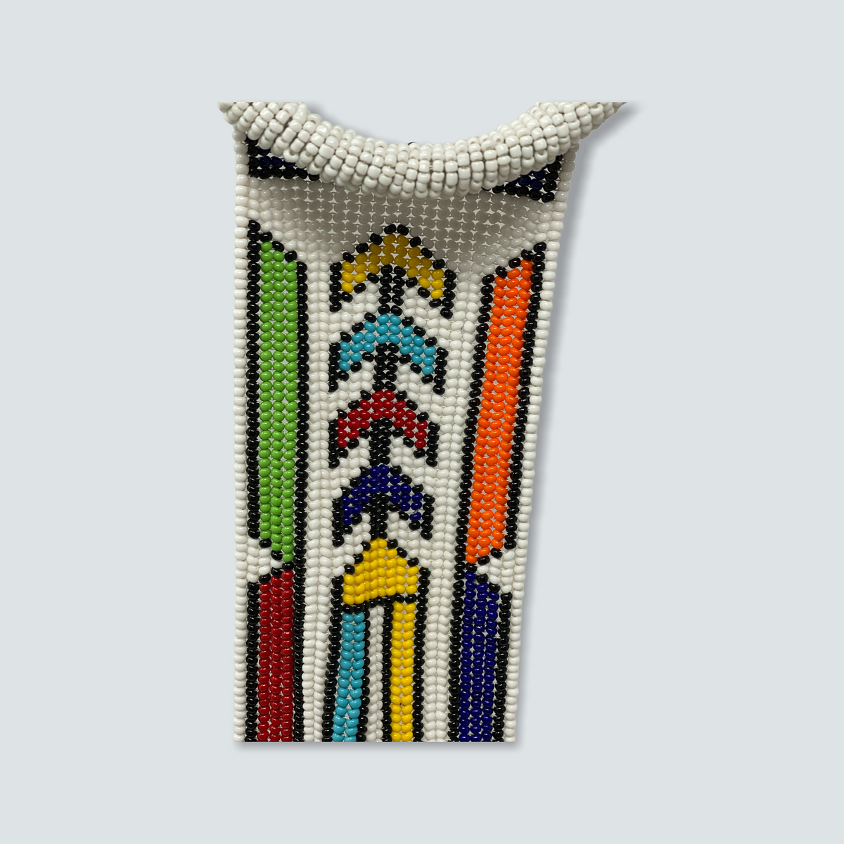 Ndebele beaded necklace — detail of the beadwork