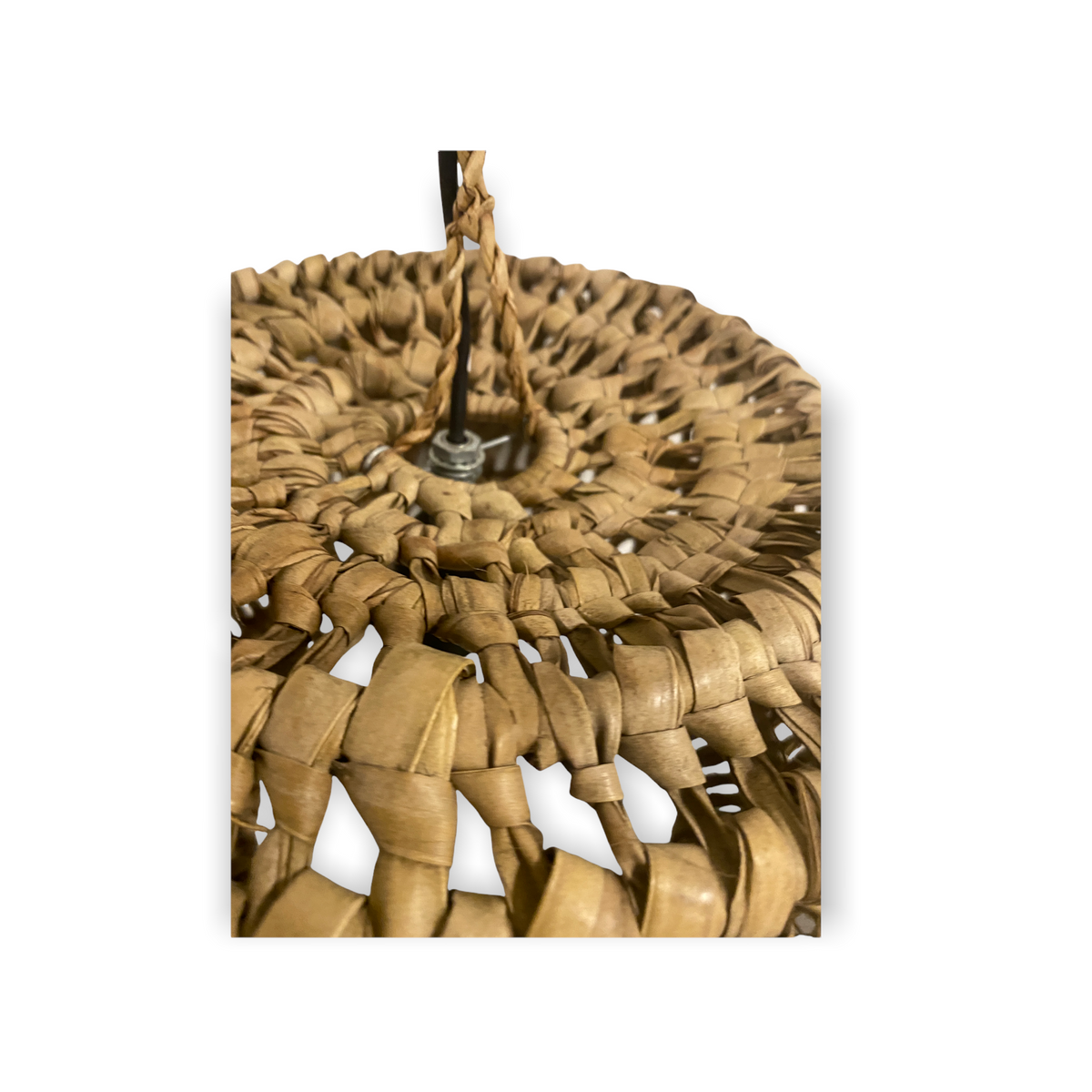 Palm leaf lamp shade- Mozambique handmade (S)