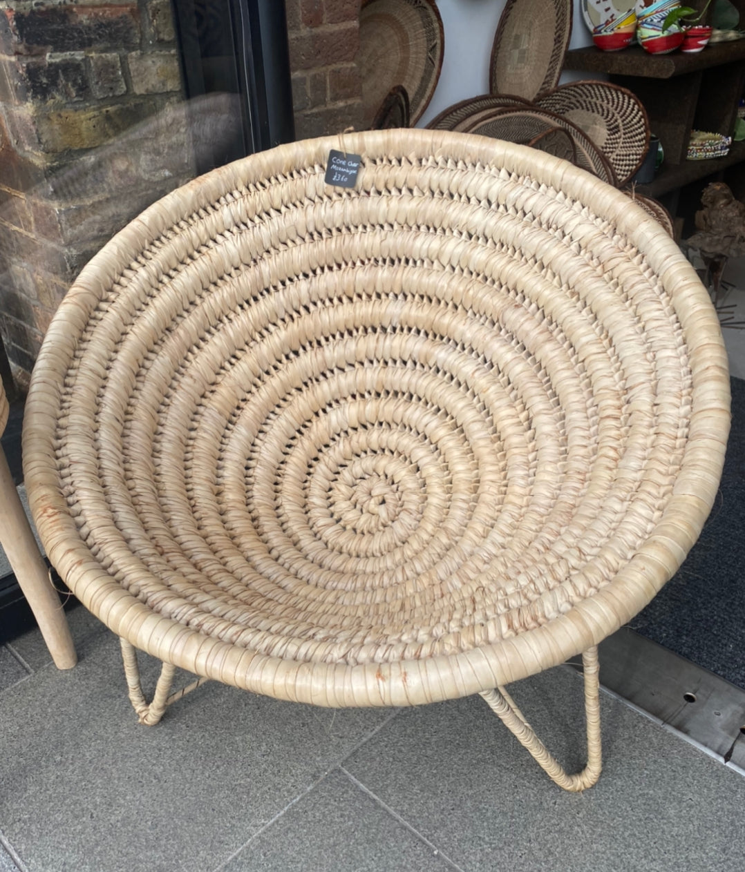 Handwoven Cone Chair - Mozambique