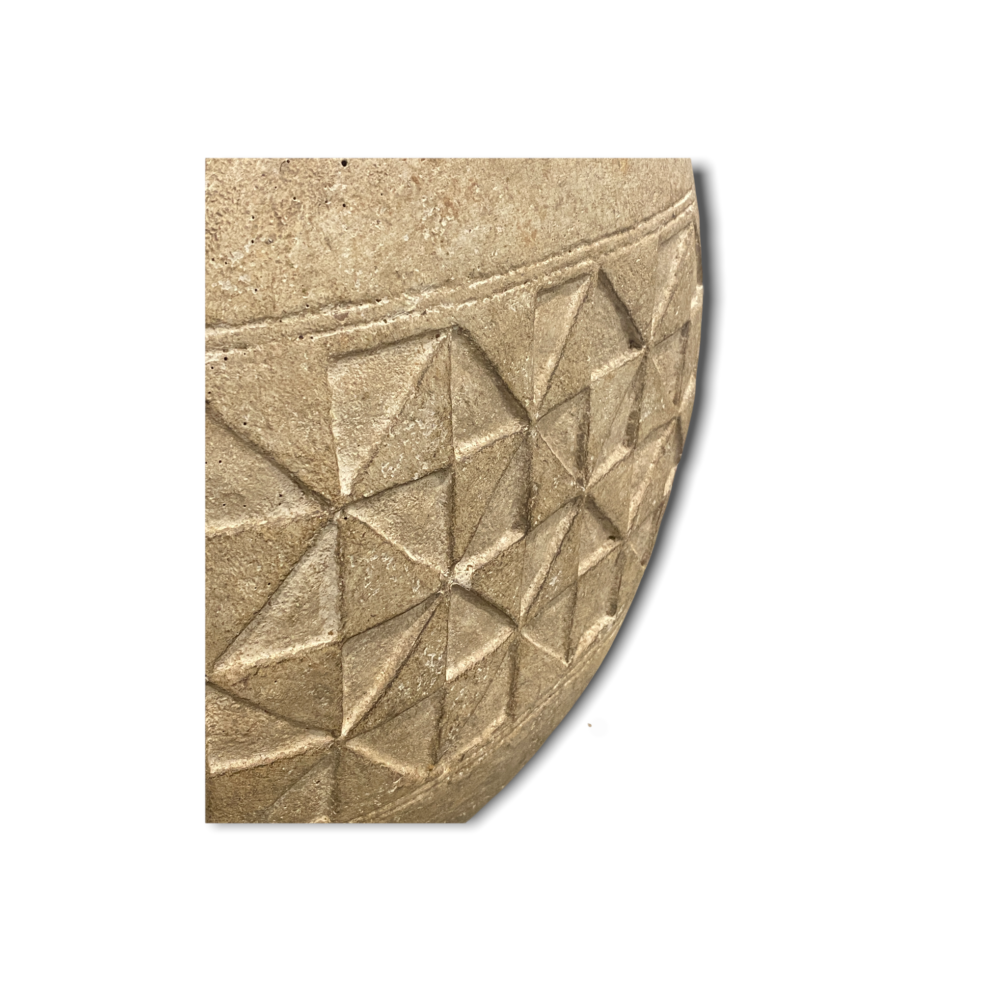 Cameroon Shield - Triangle engraving (CWCm1)