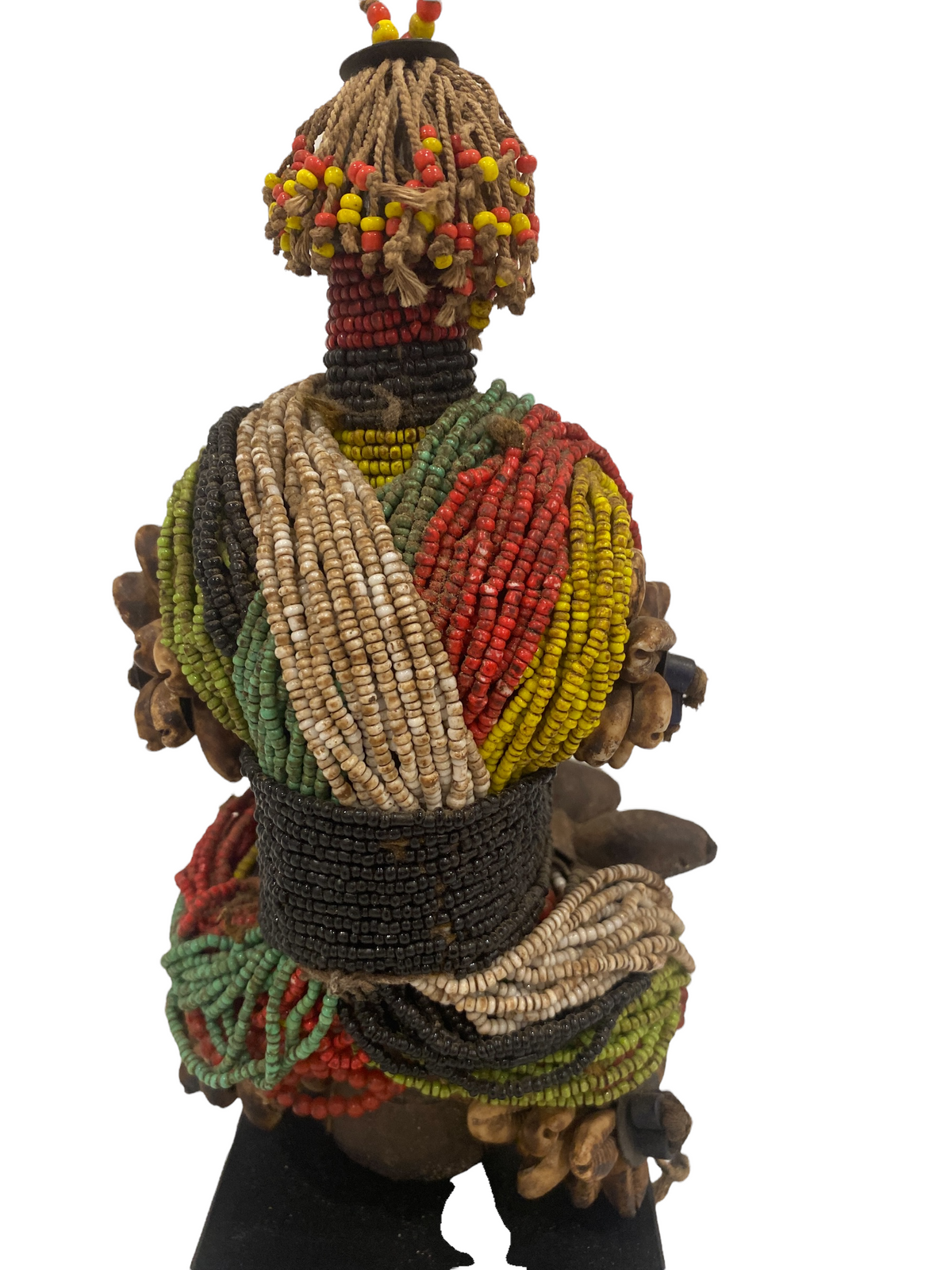 Vintage Namji doll, Cameroon — front view