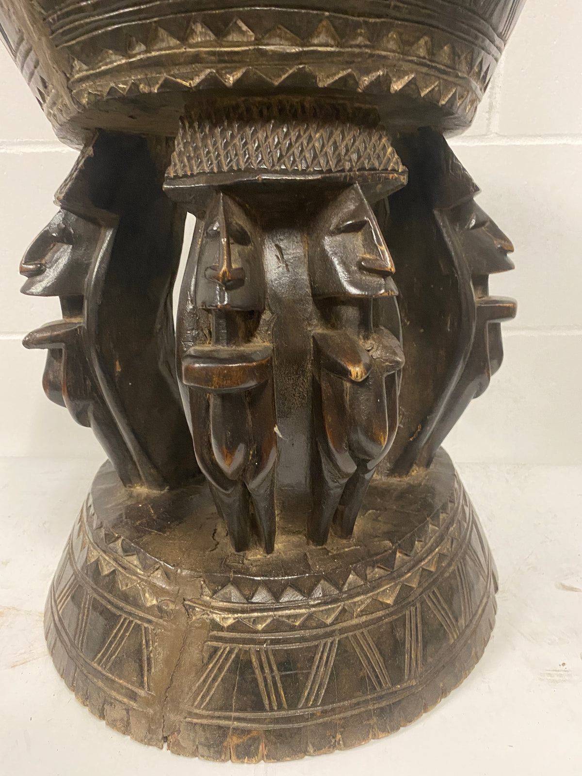 Baule stool - Hand carved - Ivory Coast (85.2)