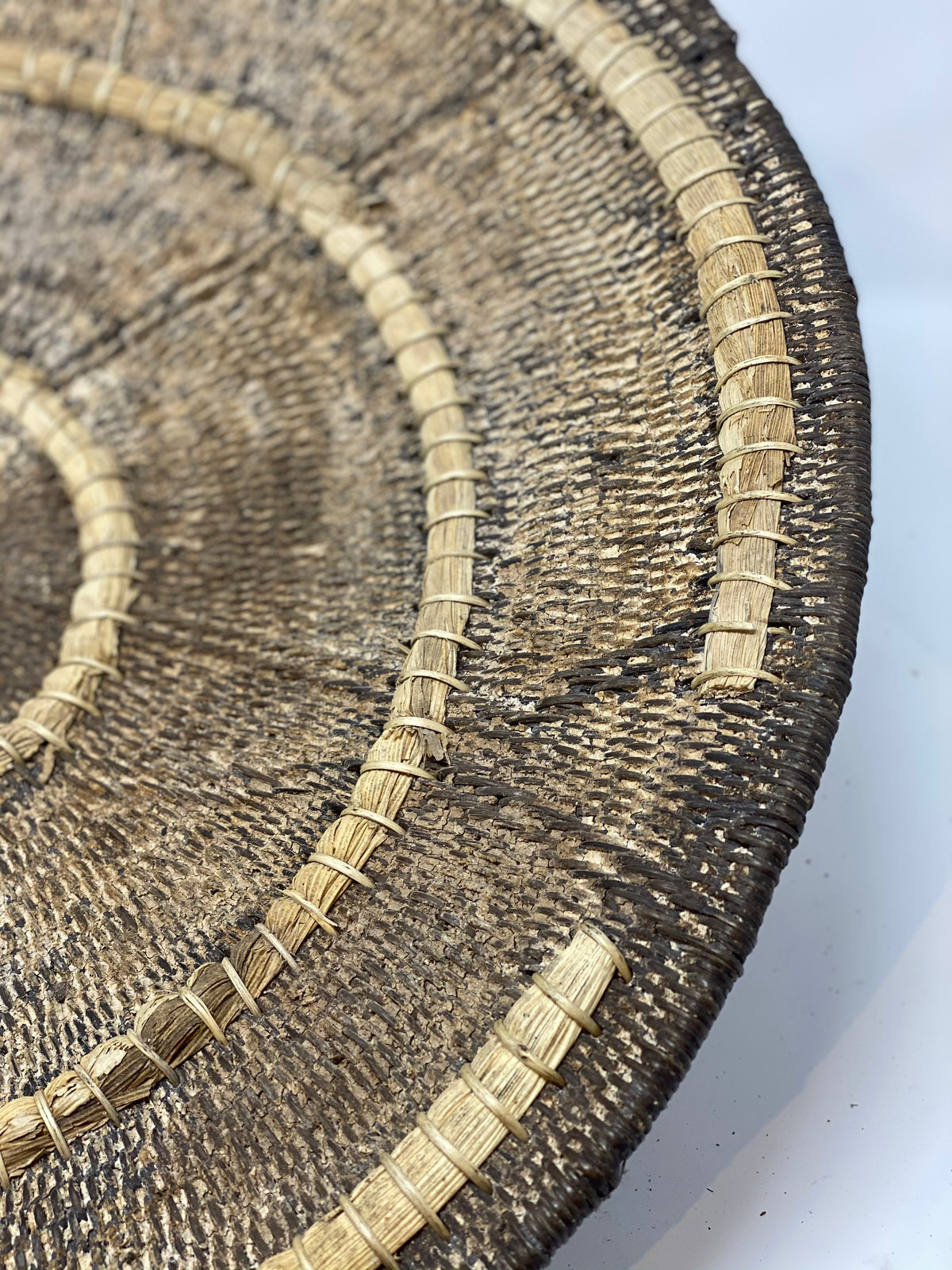 Vintage Makenge Basket - Zambia