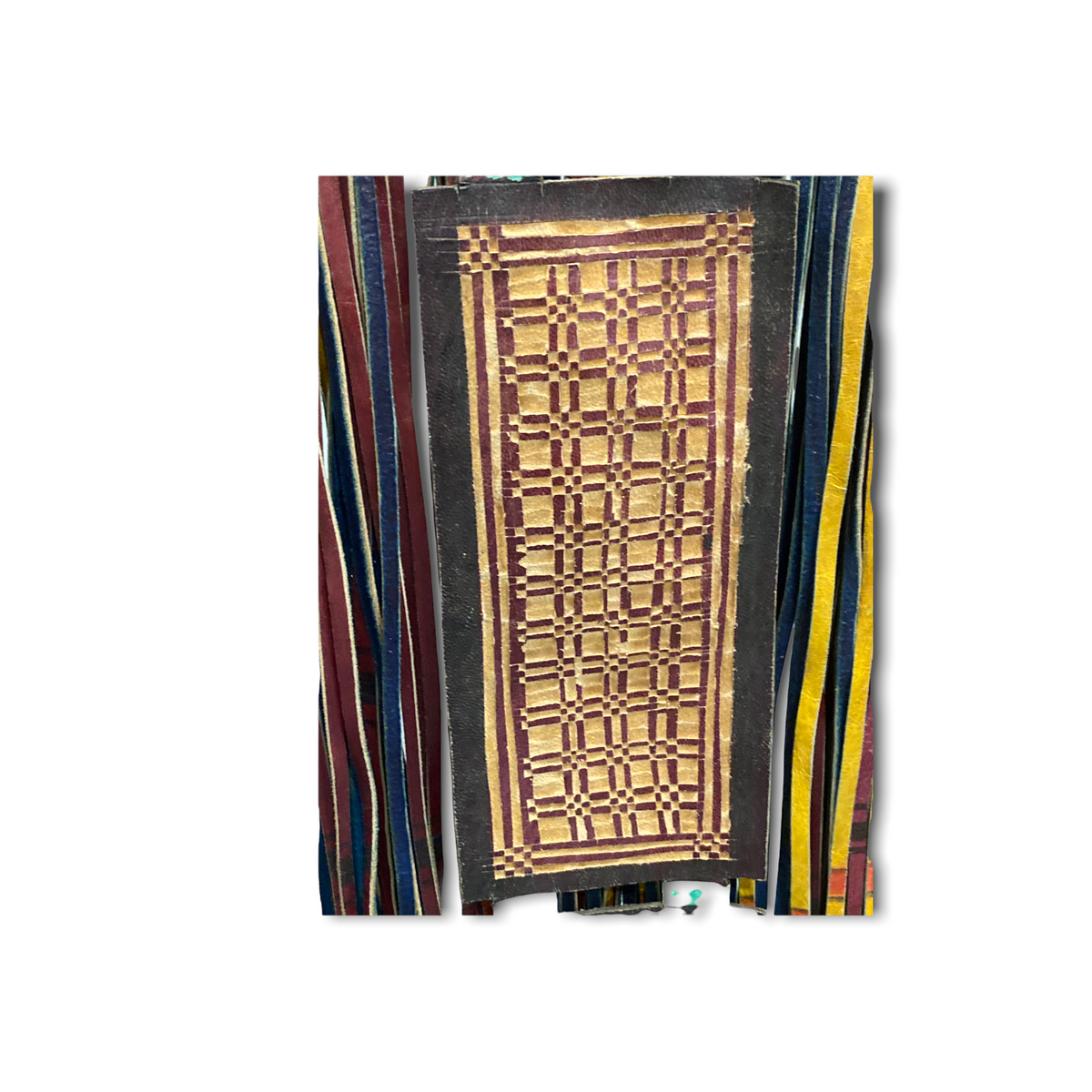 Tuareg - Antique leather panel tent decor (191.4)