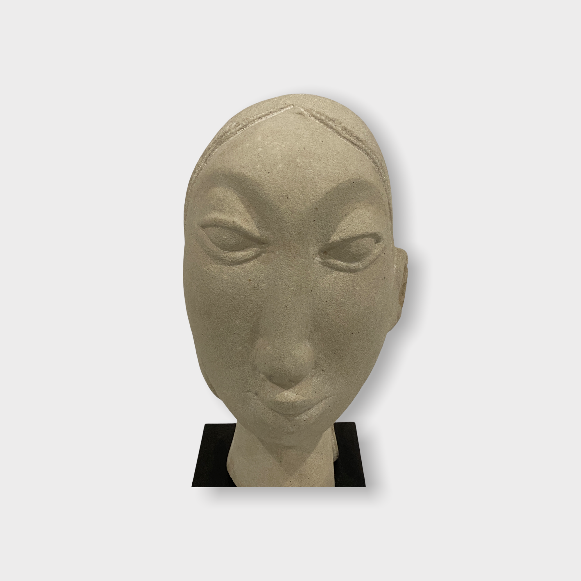 Stone head sculpture by Rizimu Chiwawa Zimbabwe (3107)