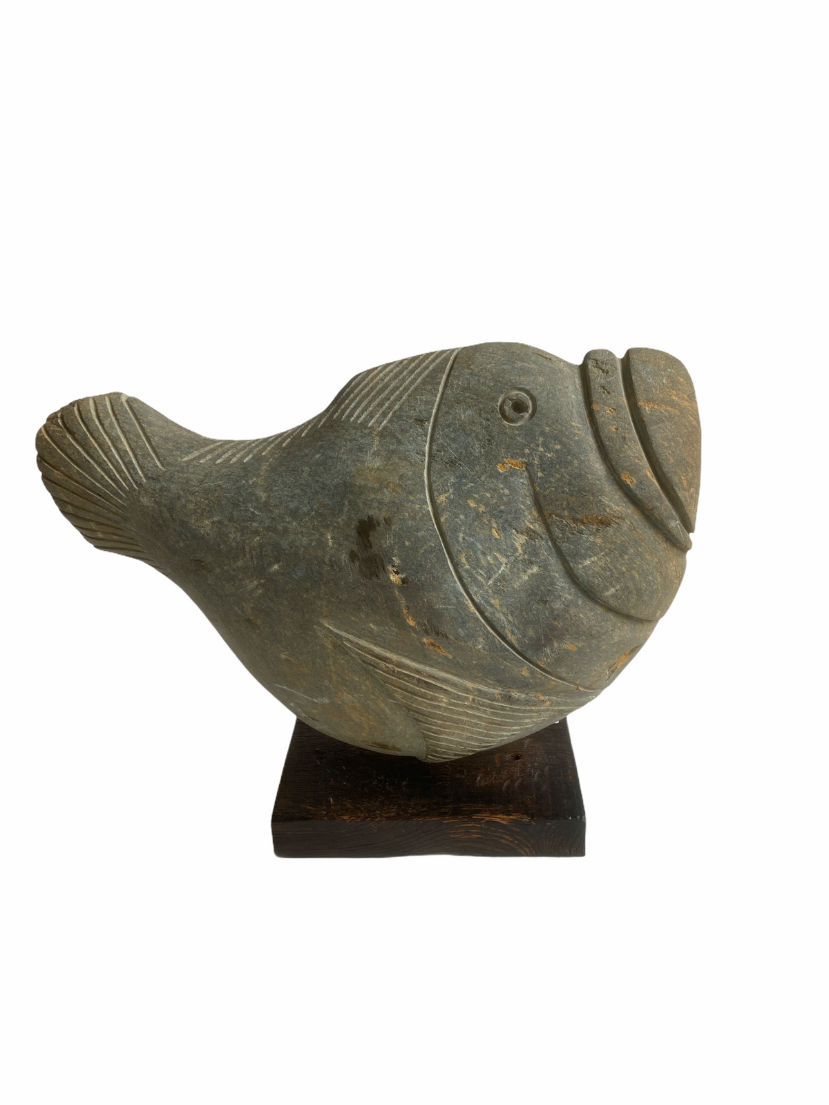 Stone Fish Sculpture - Zimbabwe (02)