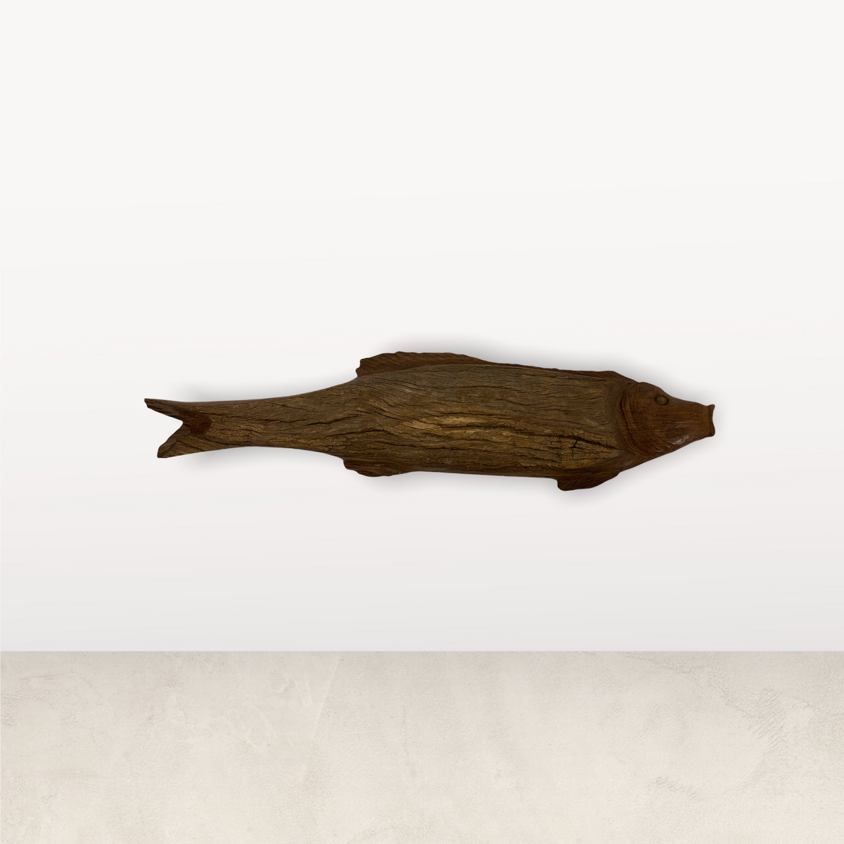 Driftwood Hand Carved Fish - (M1.3)