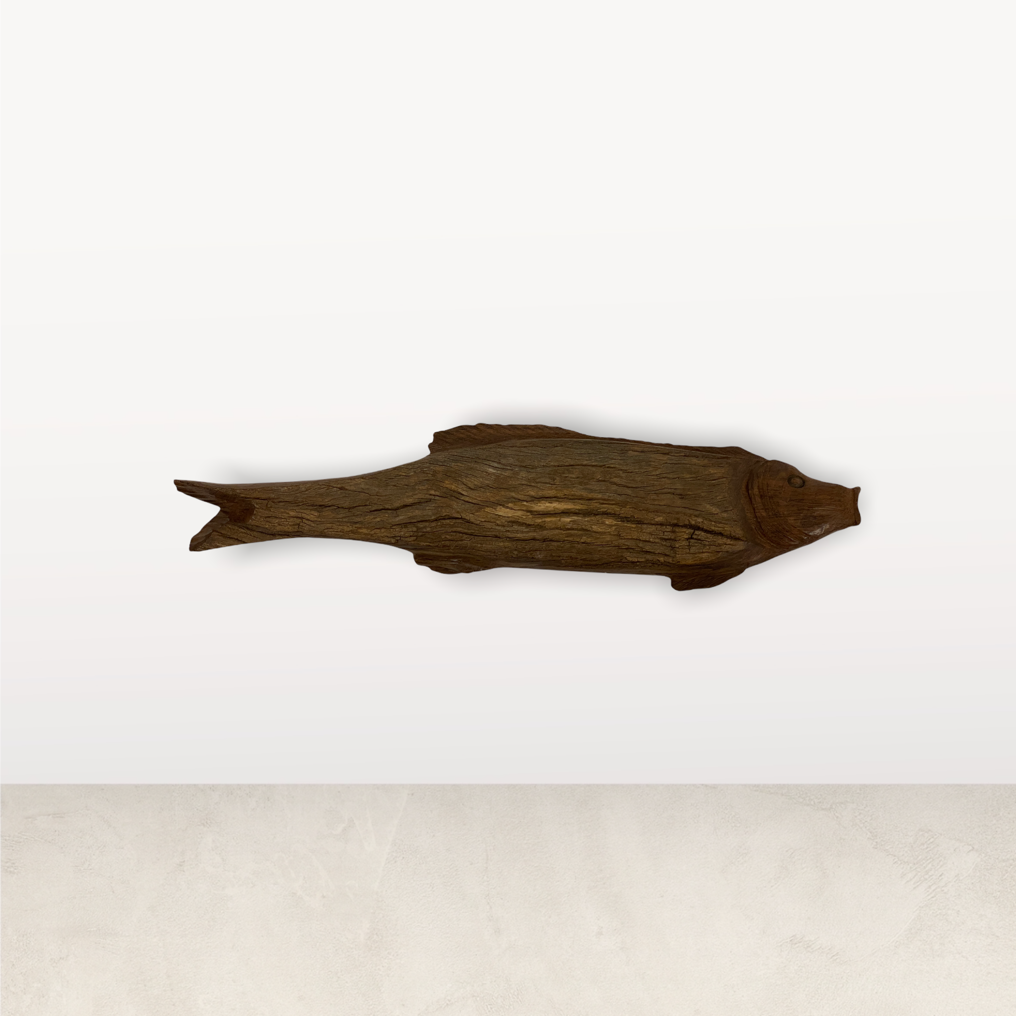 Driftwood Hand Carved Fish - (M1.3)