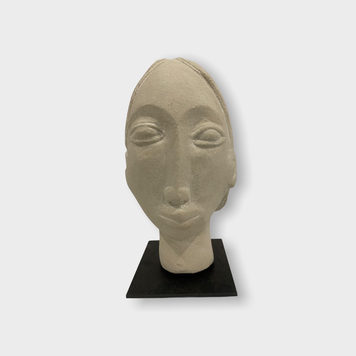 Stone head sculpture by Rizimu Chiwawa Zimbabwe (3105)