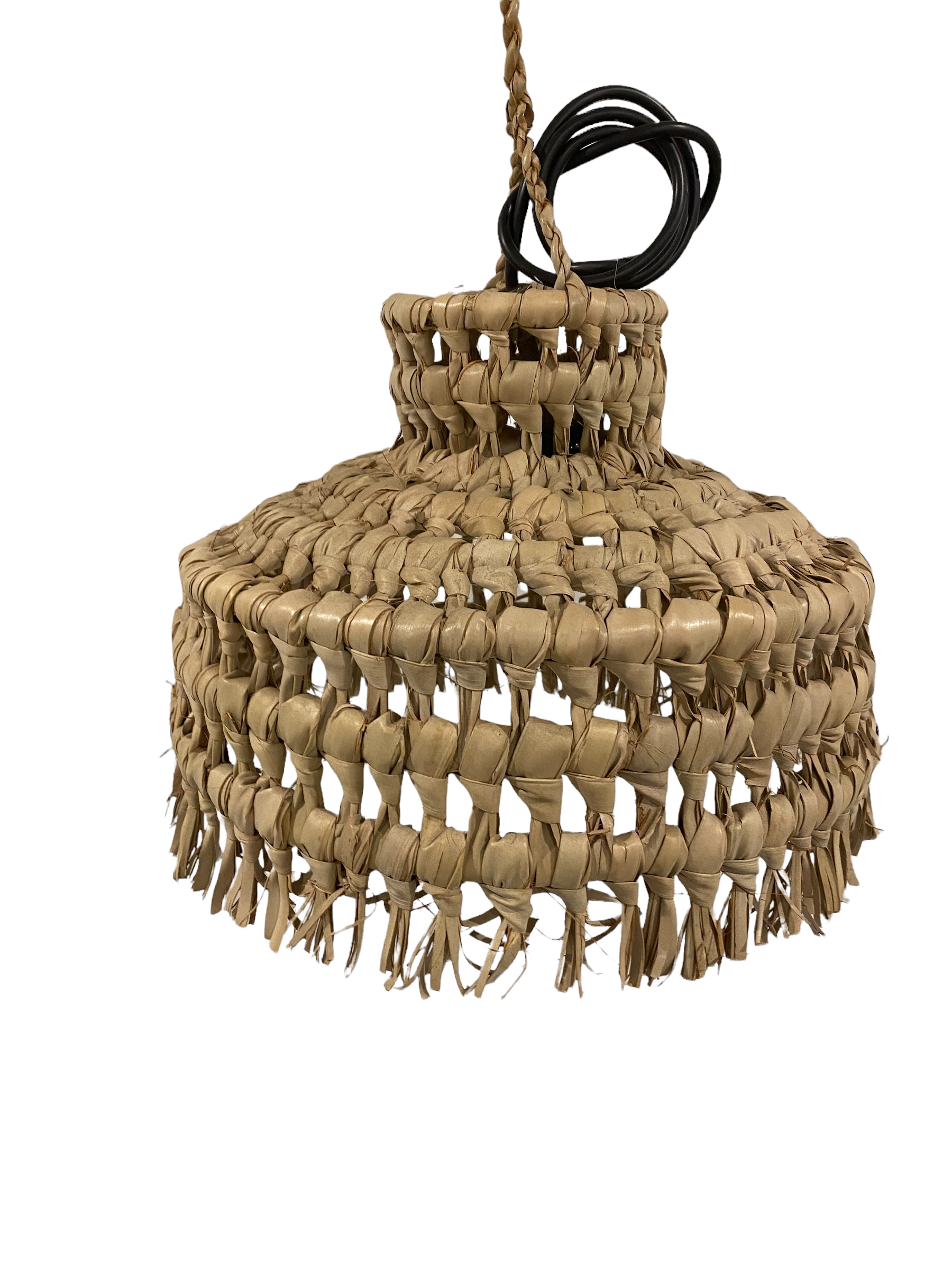 Palm leaf lamp shade Mozambique 54.1 Botanical Boys