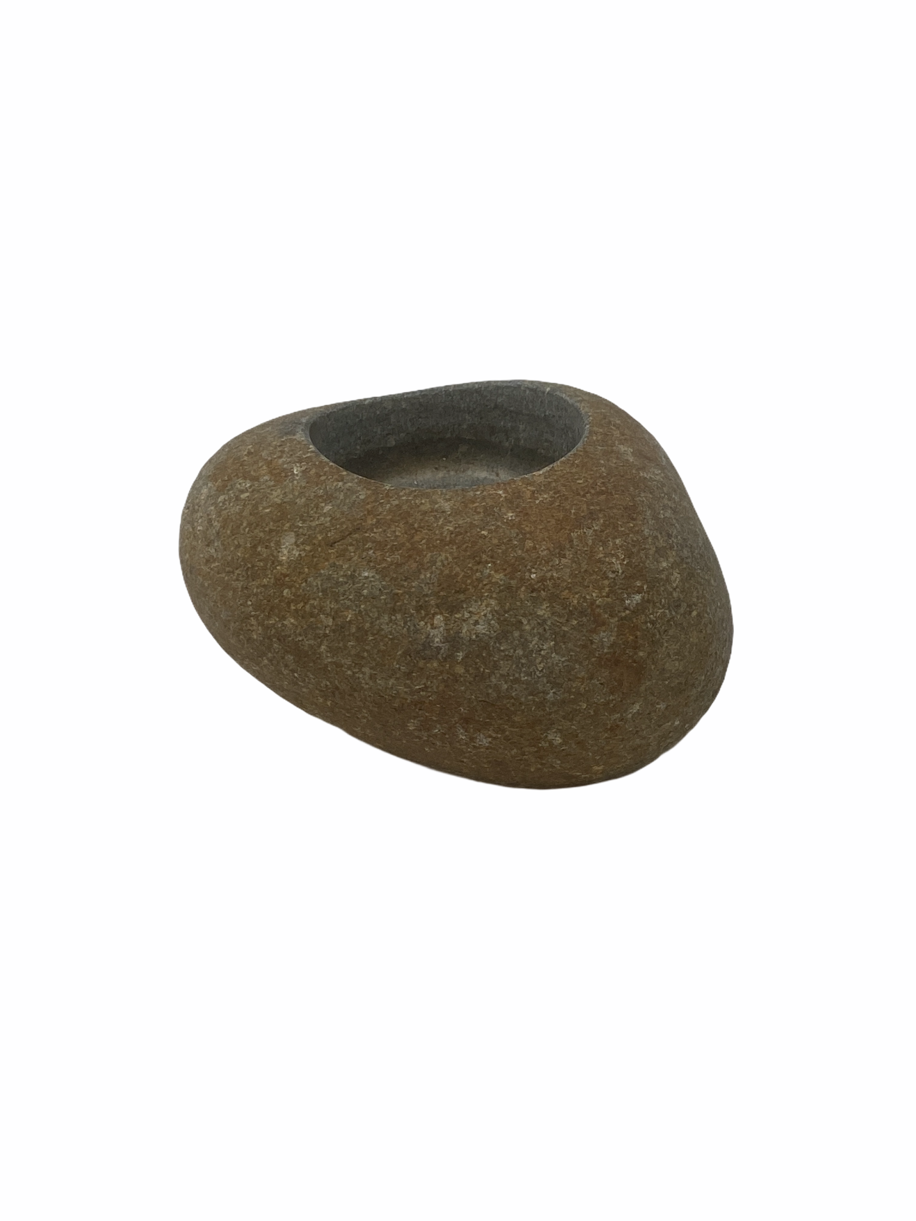 Zimbabwe Stone carved Tea Light holder - S