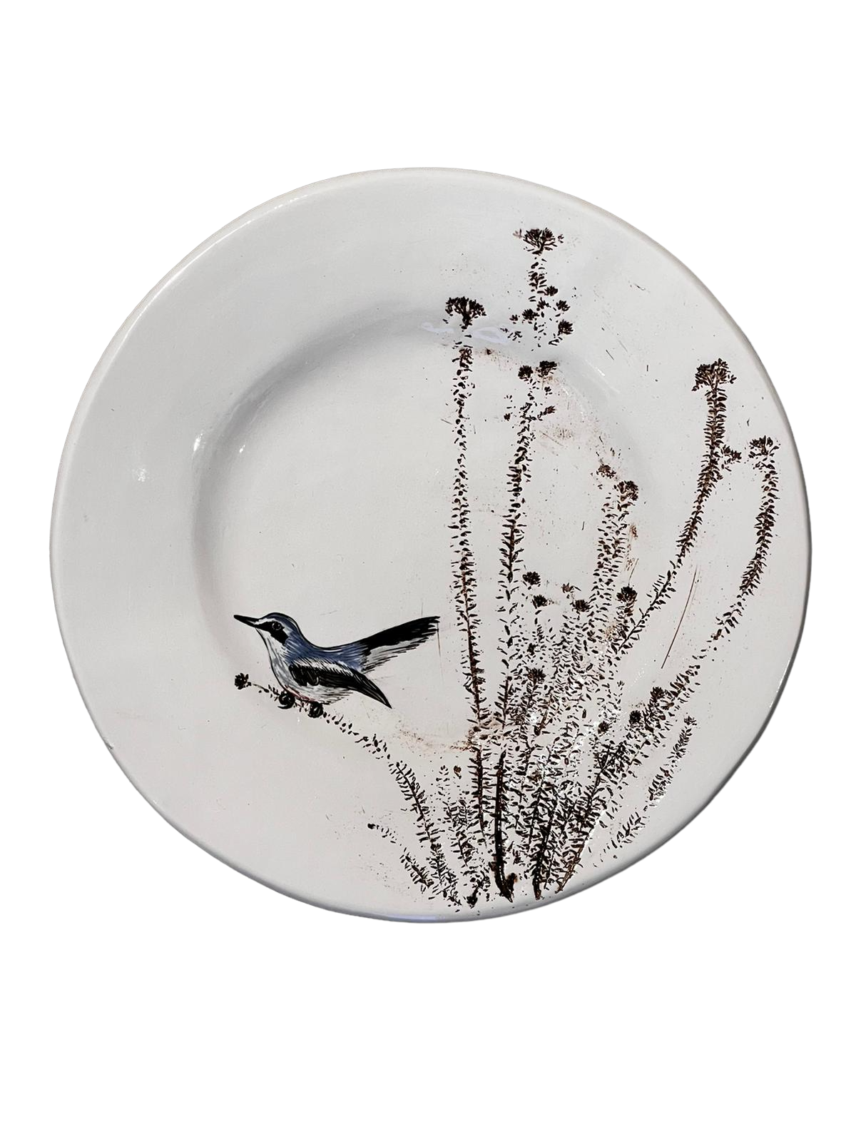 Fynbos &amp; Bird ceramic plate