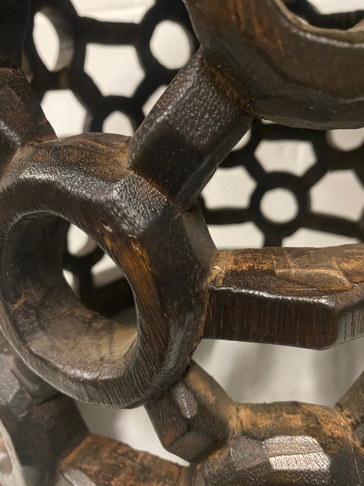 Vintage Bamileke Stool - (87.1)