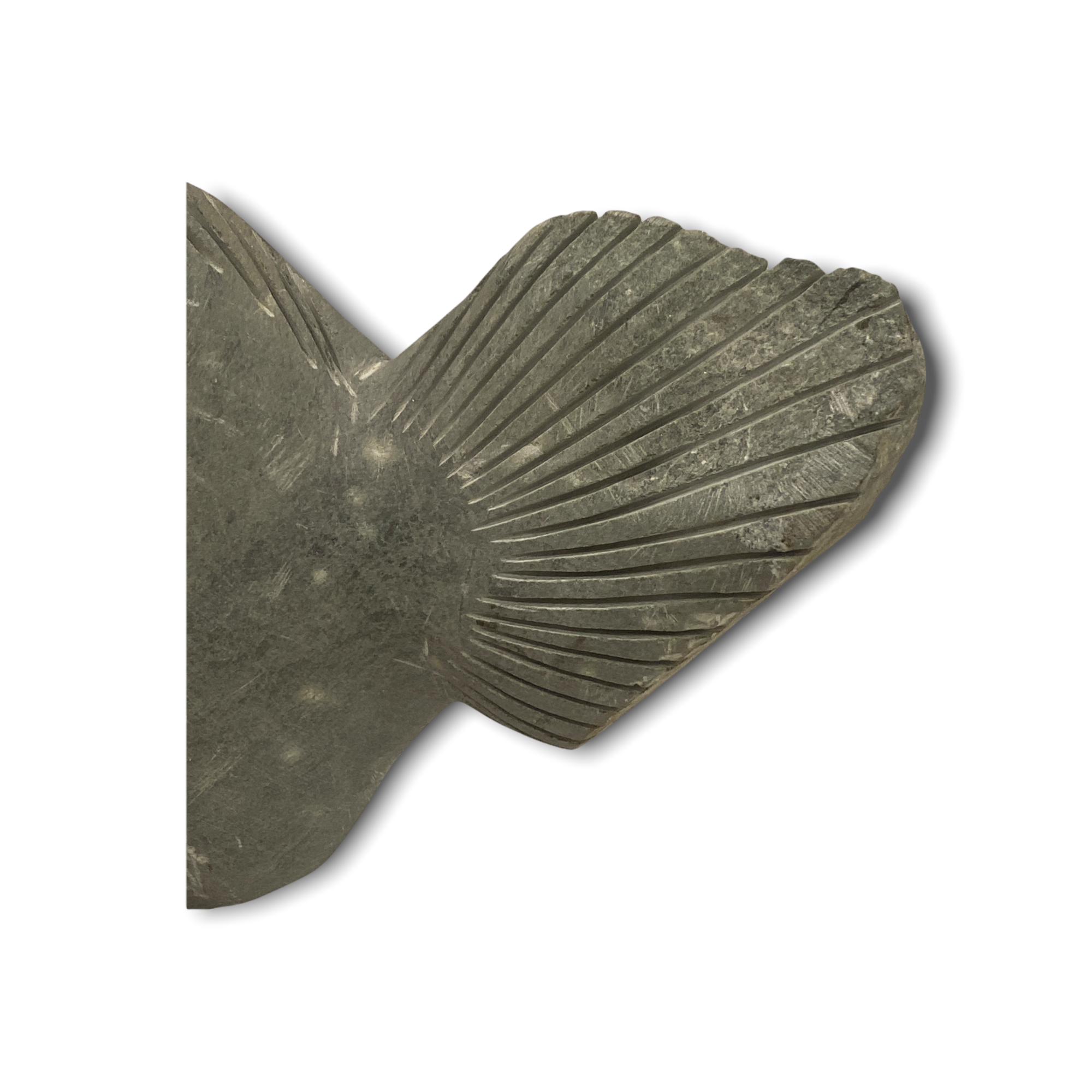 Stone Fish Sculpture - Zimbabwe (35.2)