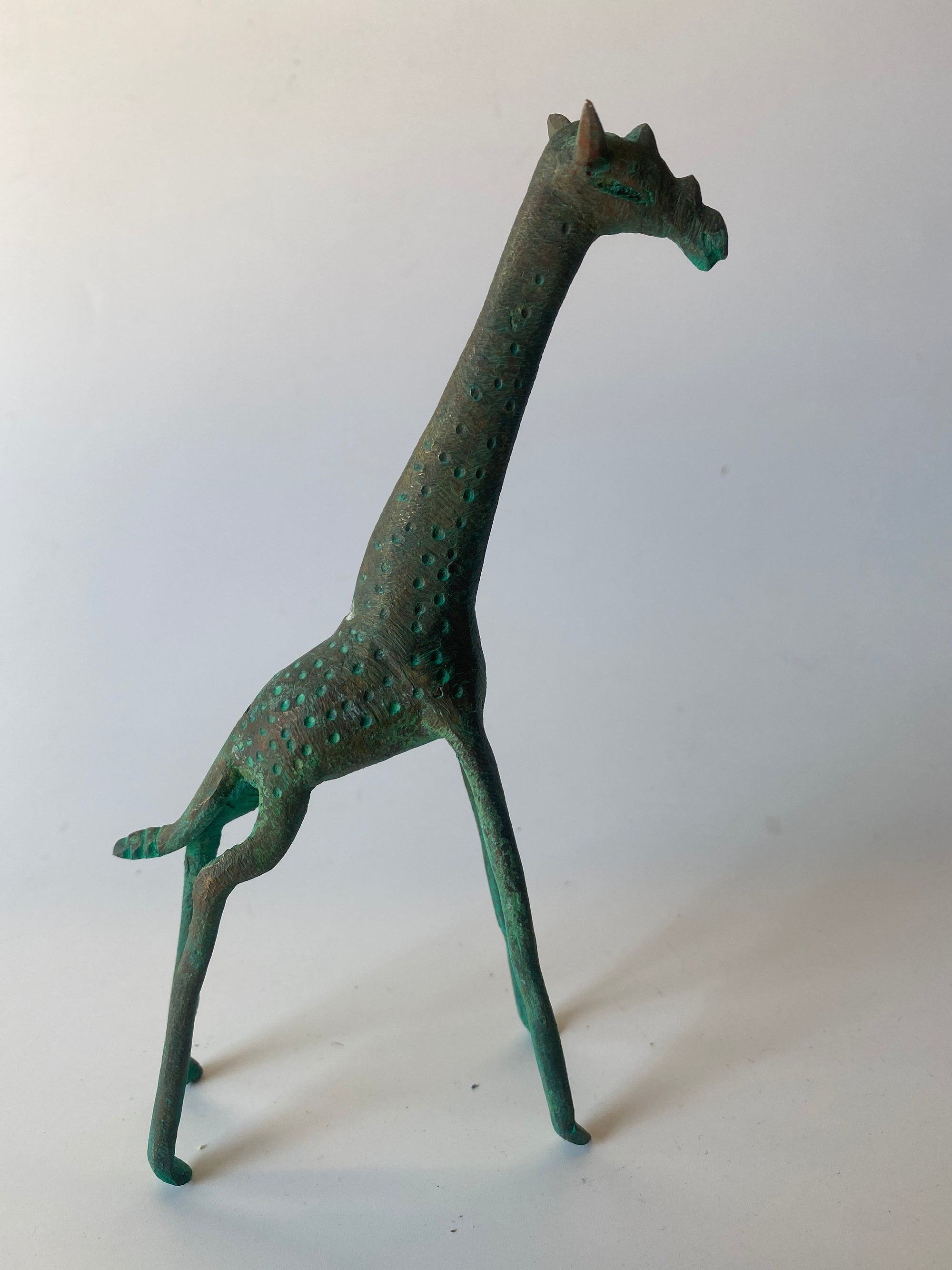 Tuareg Brass animals - Giraffe (05)