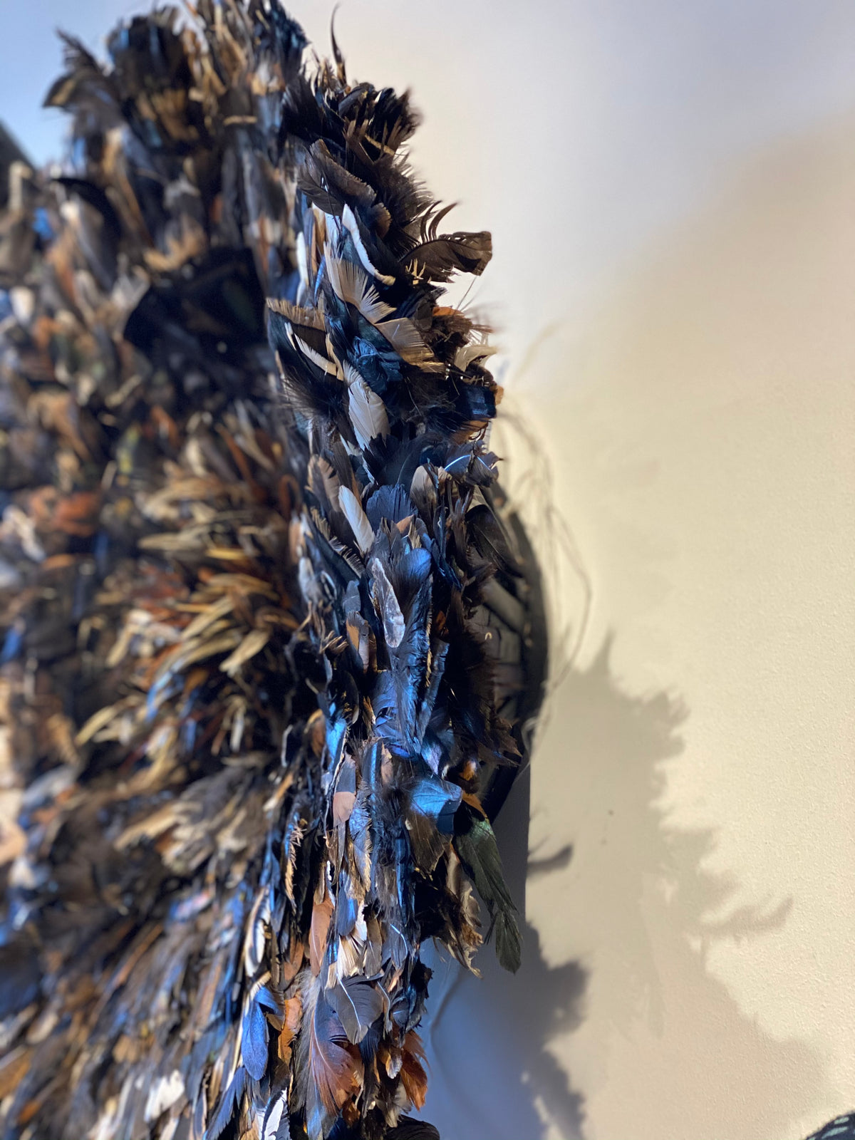 Juju Hat - Brown feathers - 70cm