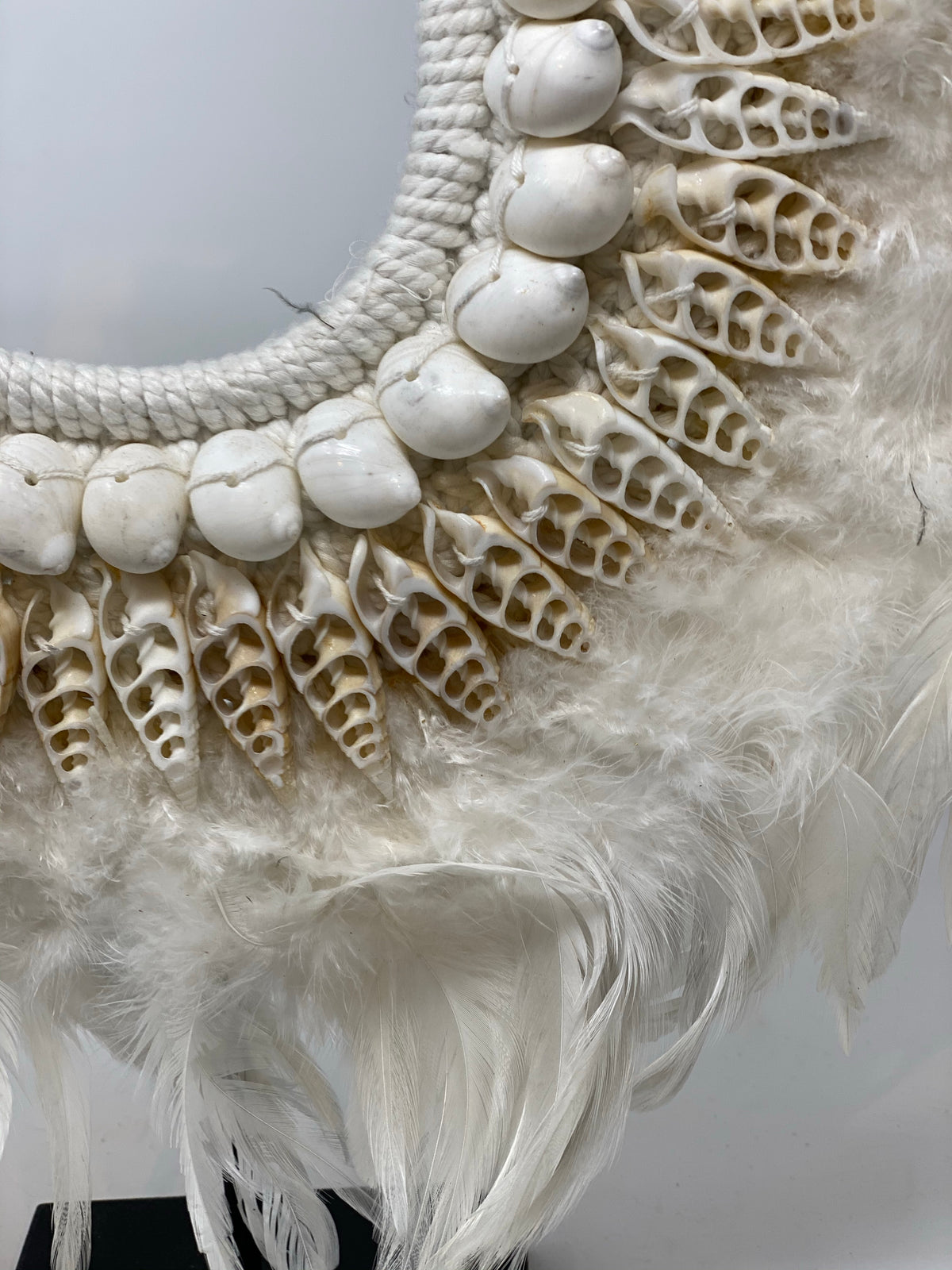 Handmade Feather & Shell necklace