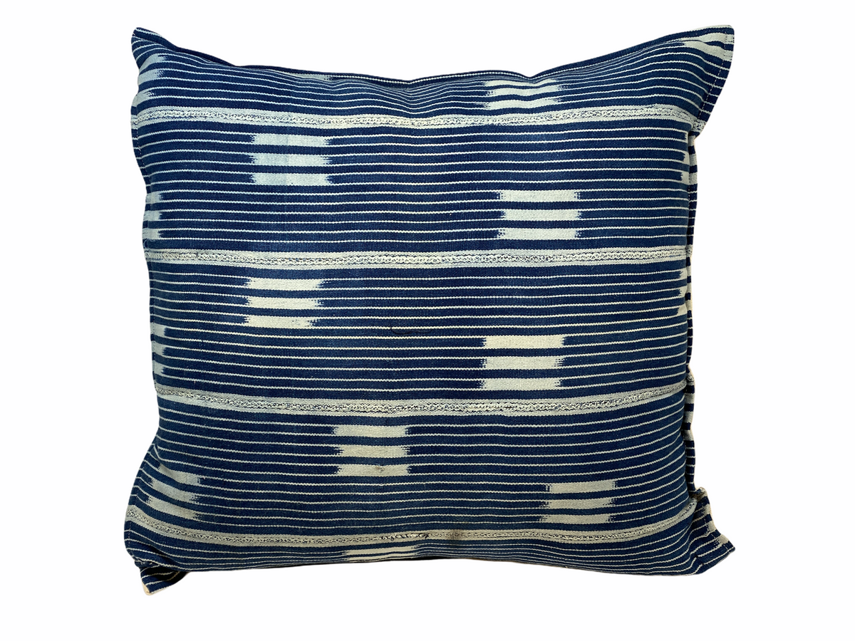 Indigo/Baule Cloth Cushions 50x50cm