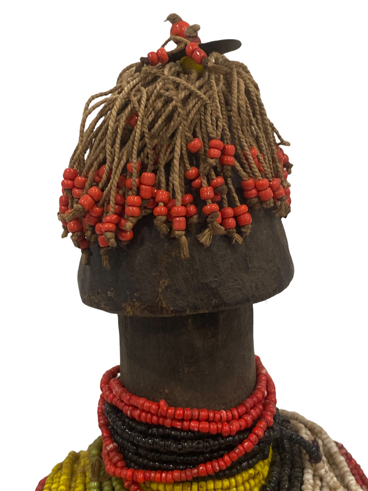 Vintage Namji doll, Cameroon — front view