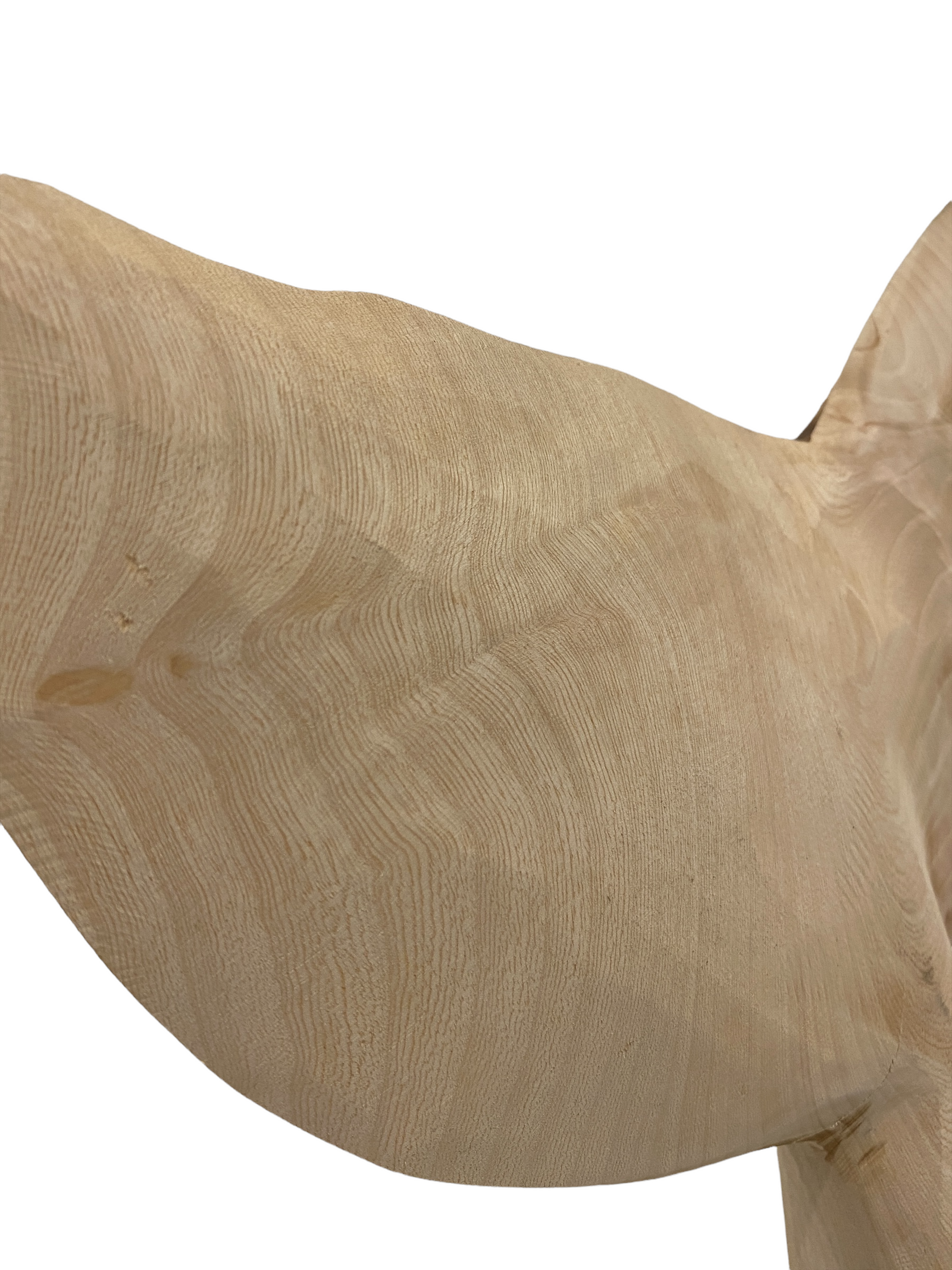 Wooden Hand carved Whale Fin (38M)