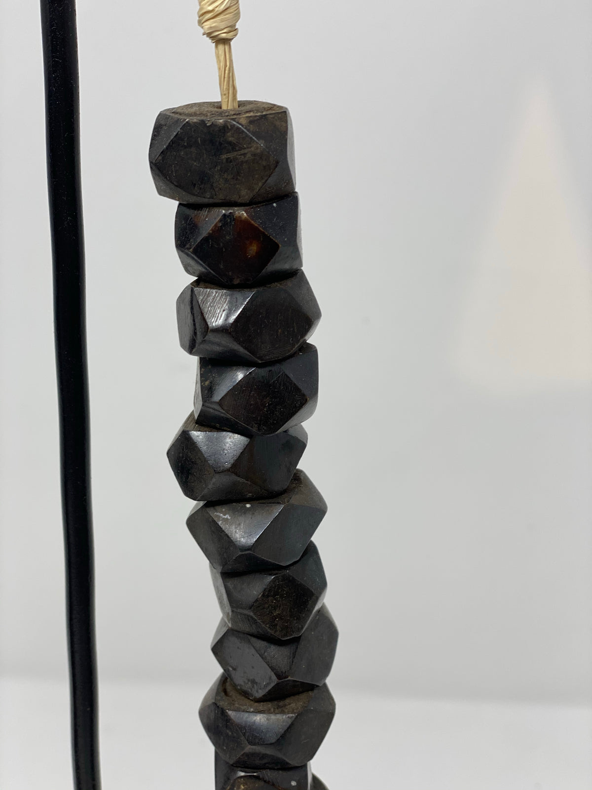 Kenya Beads Necklace  - dark brown