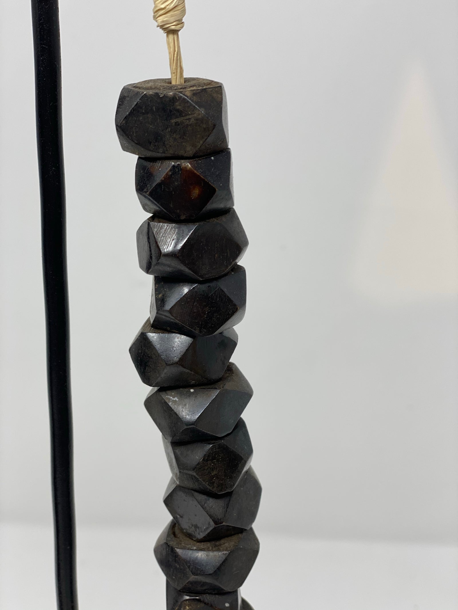 Kenya Beads Necklace  - dark brown
