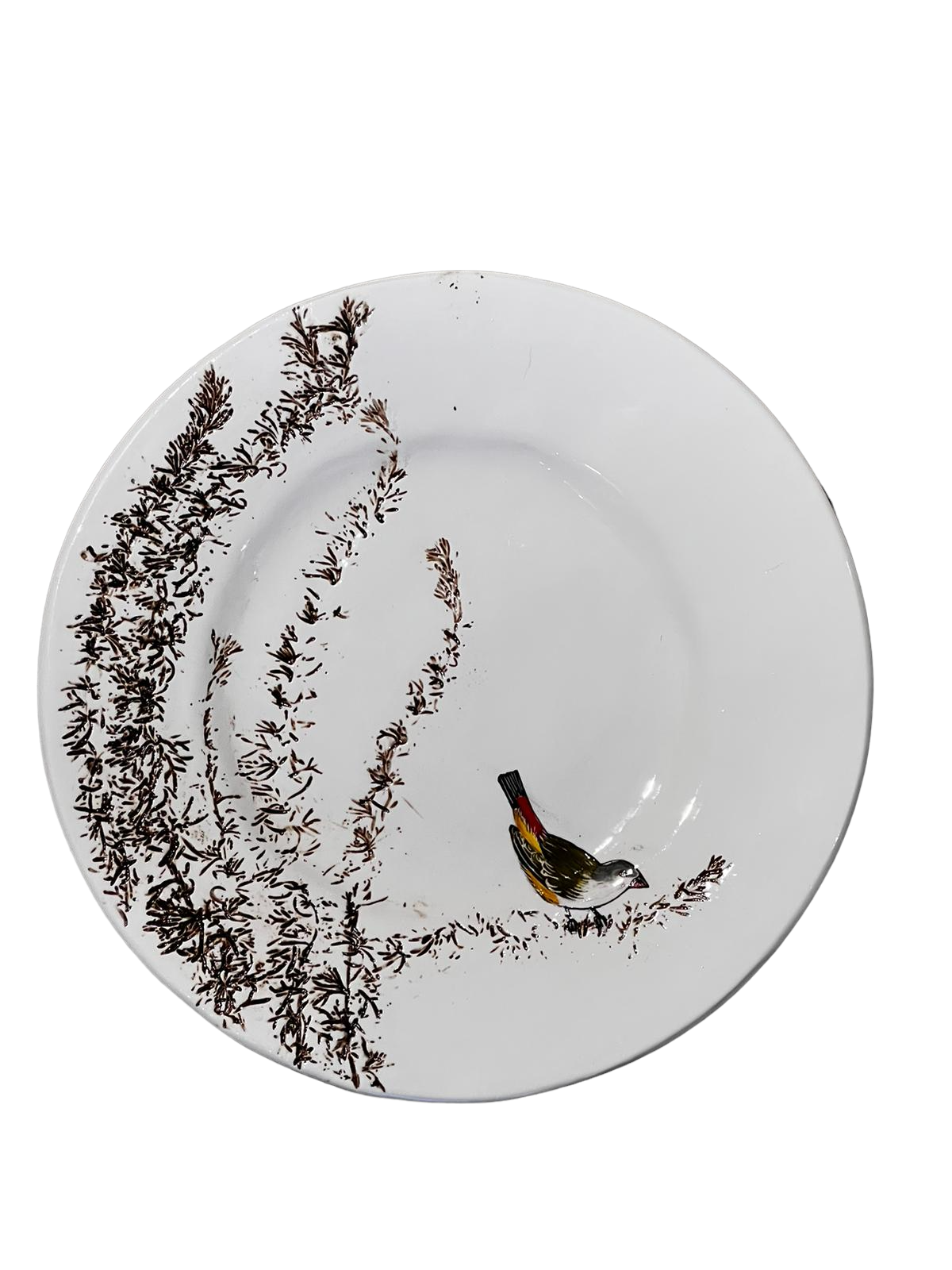 Fynbos &amp; Bird ceramic plate