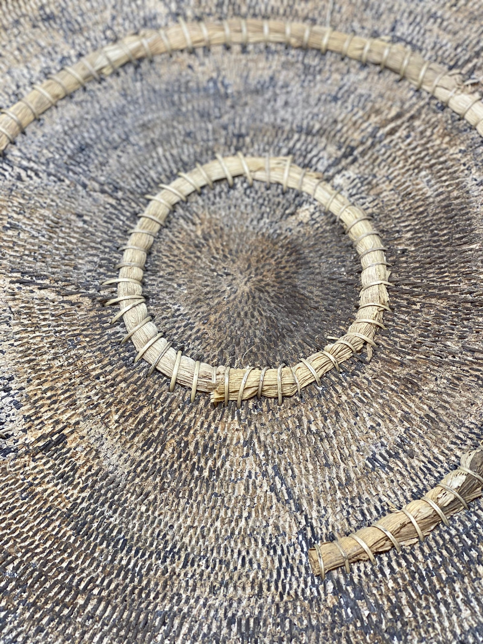 Vintage Makenge Basket - Zambia