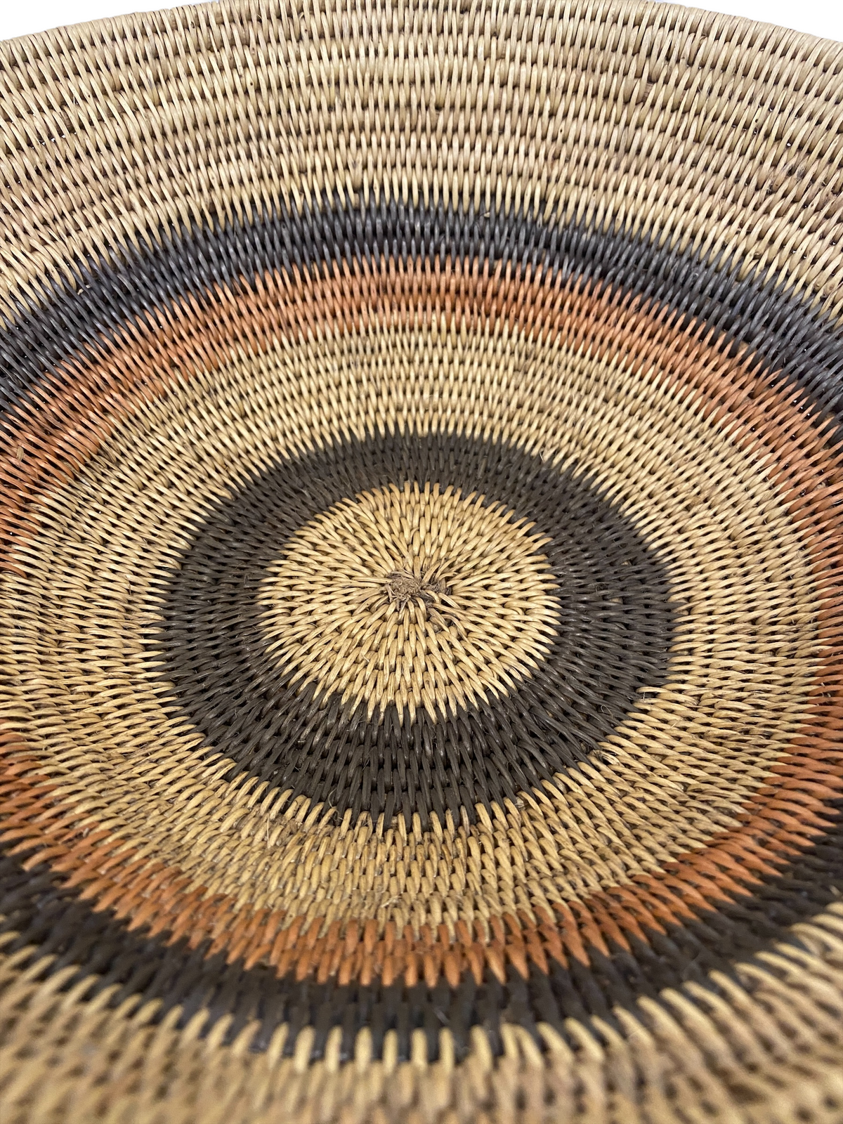 Makenge bowl — inside of the weave