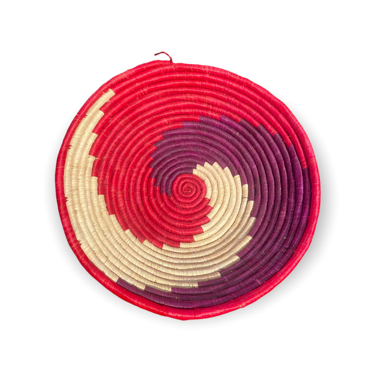 Senegal Wall Basket - Red 30x10cm