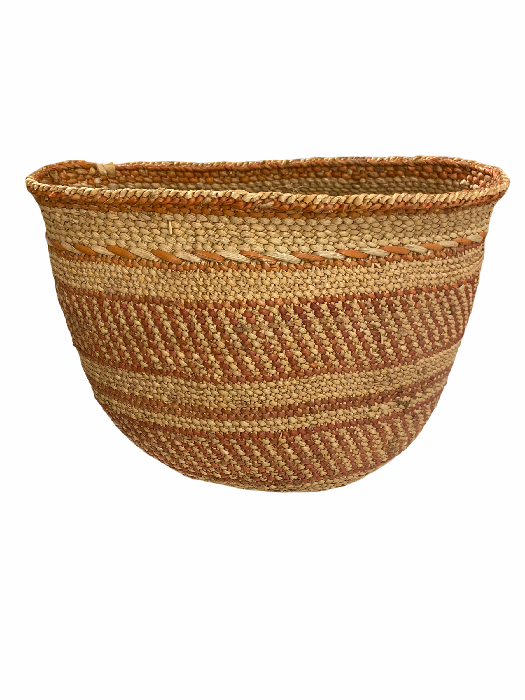 Iringa Basket - Brown Striped - XS