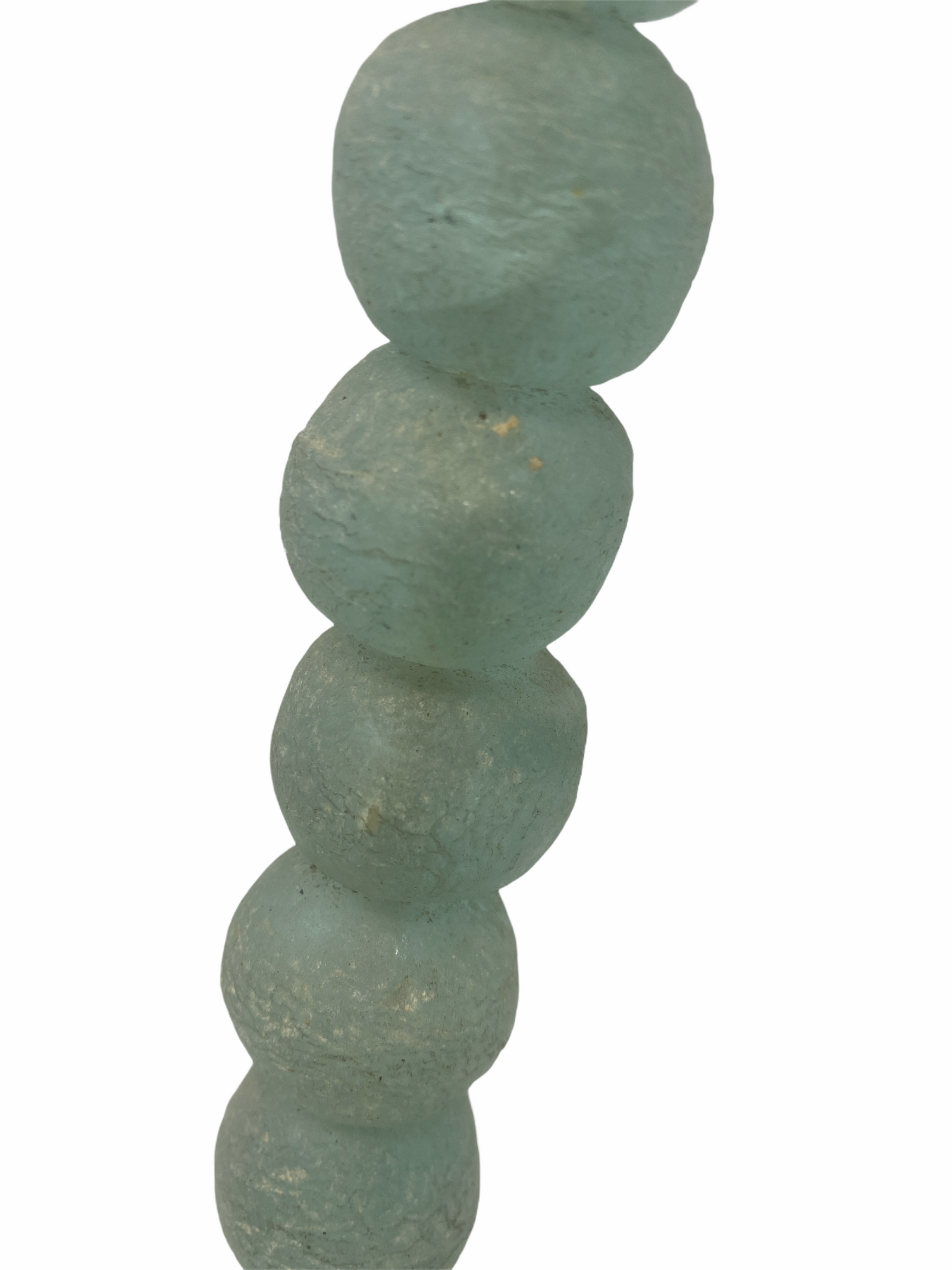 Ghana Glass beads Turquoise- Large