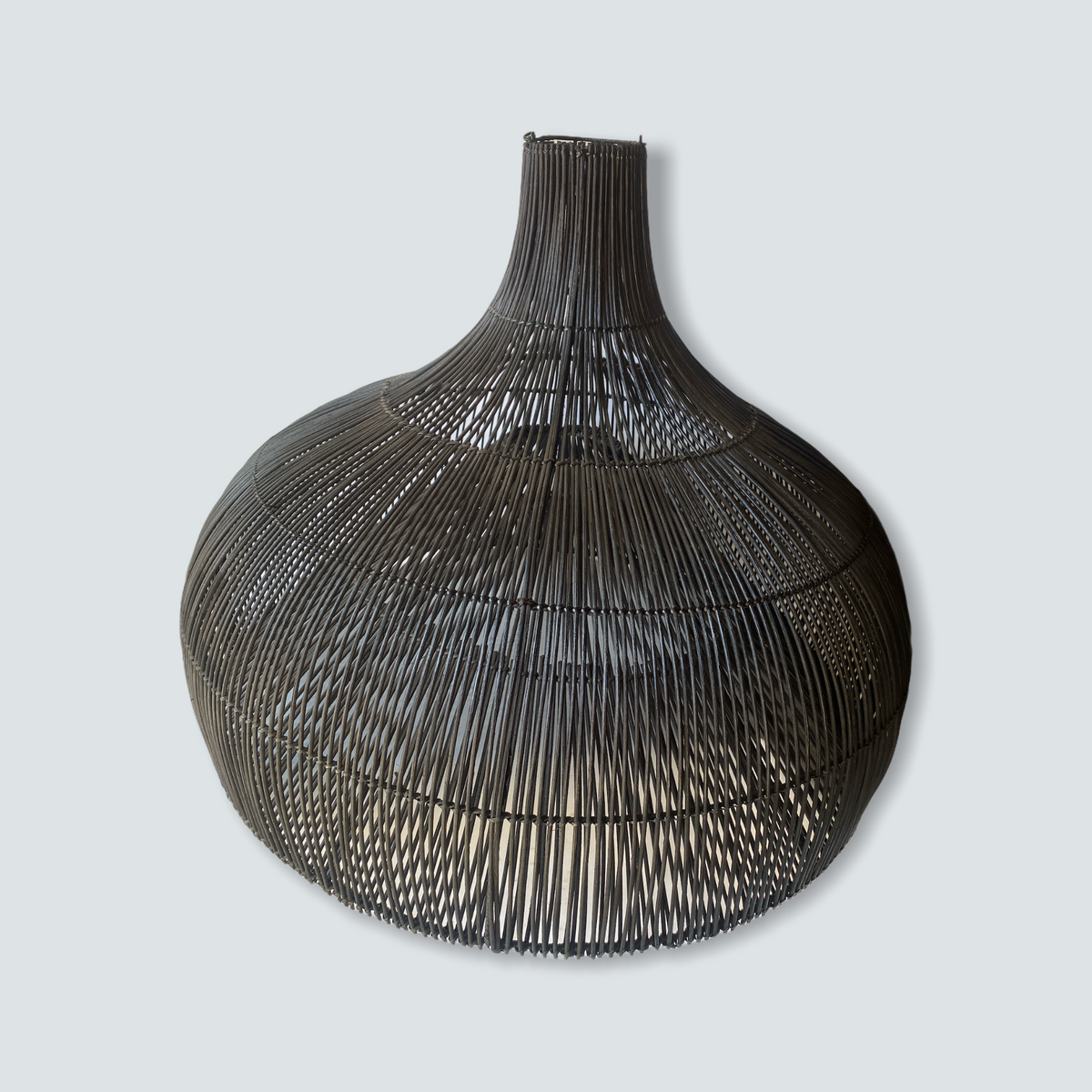 Rattan pendant - black Very Large