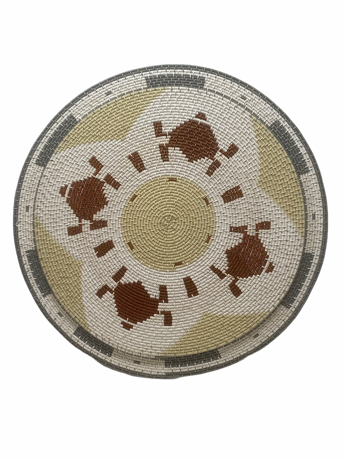 Zulu Telephone Wire Plates 32cm